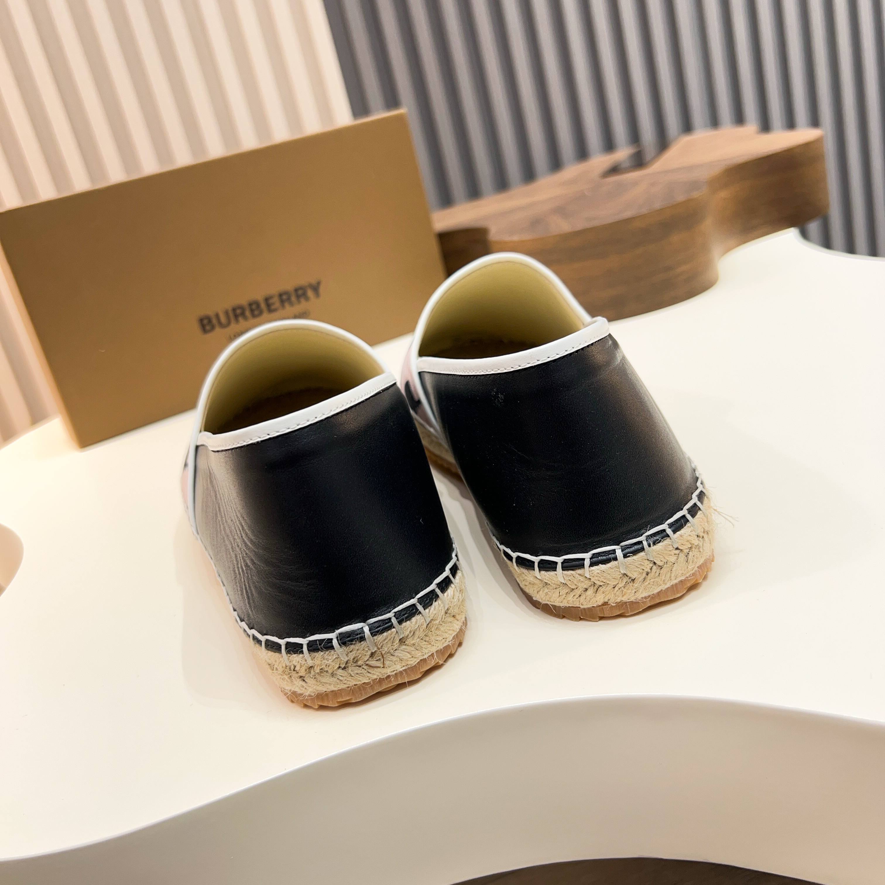 Zapatillas Burberry Canvas Check One-Step para hombre! La parte superior sigue siendo el clásico dis