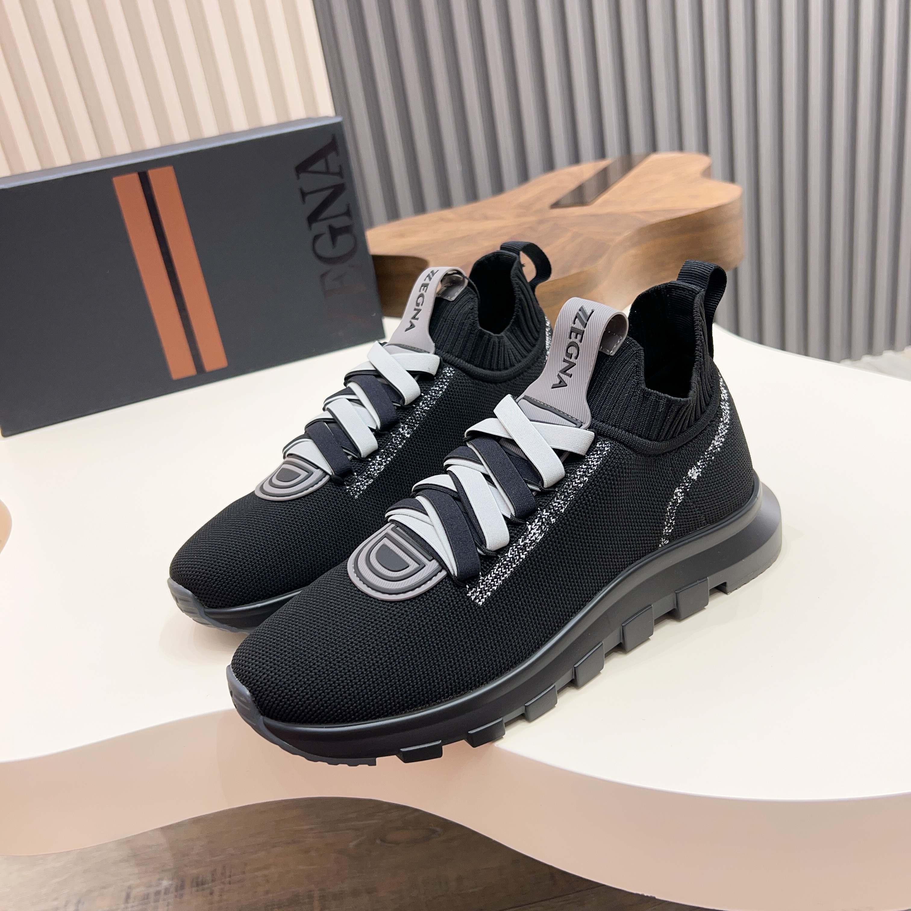 NO:354795,ZEGNA Techmerino Piuma sneakers Piuma refers to 