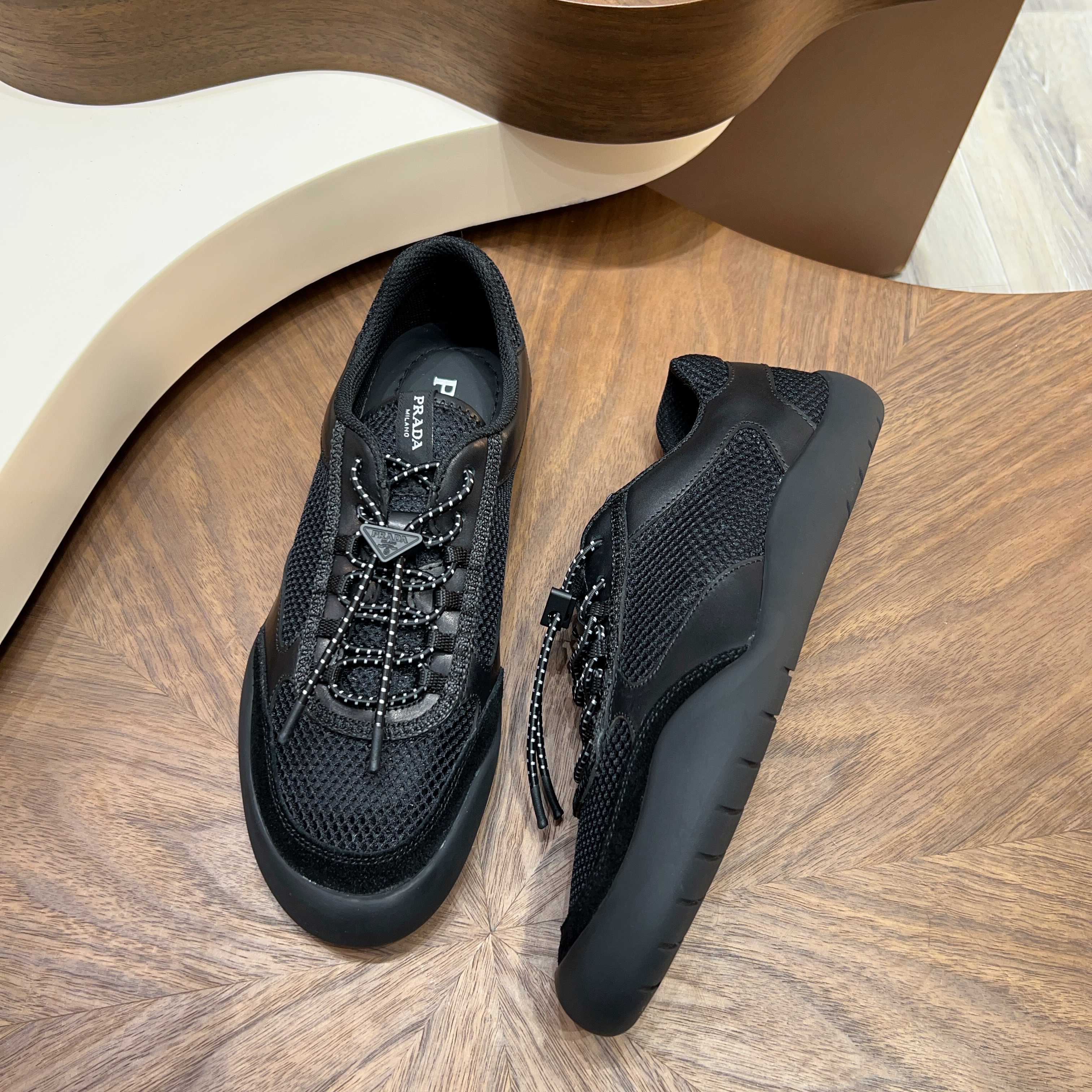 Prada Style Leather Men's Shoes Men's Shoes Men's Shoes detail image 7 from source 767210