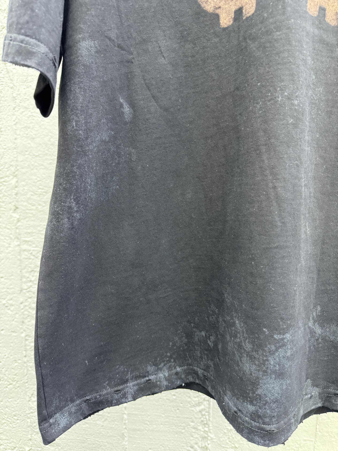 Balenciaga 泥染做旧BB印花短袖 6