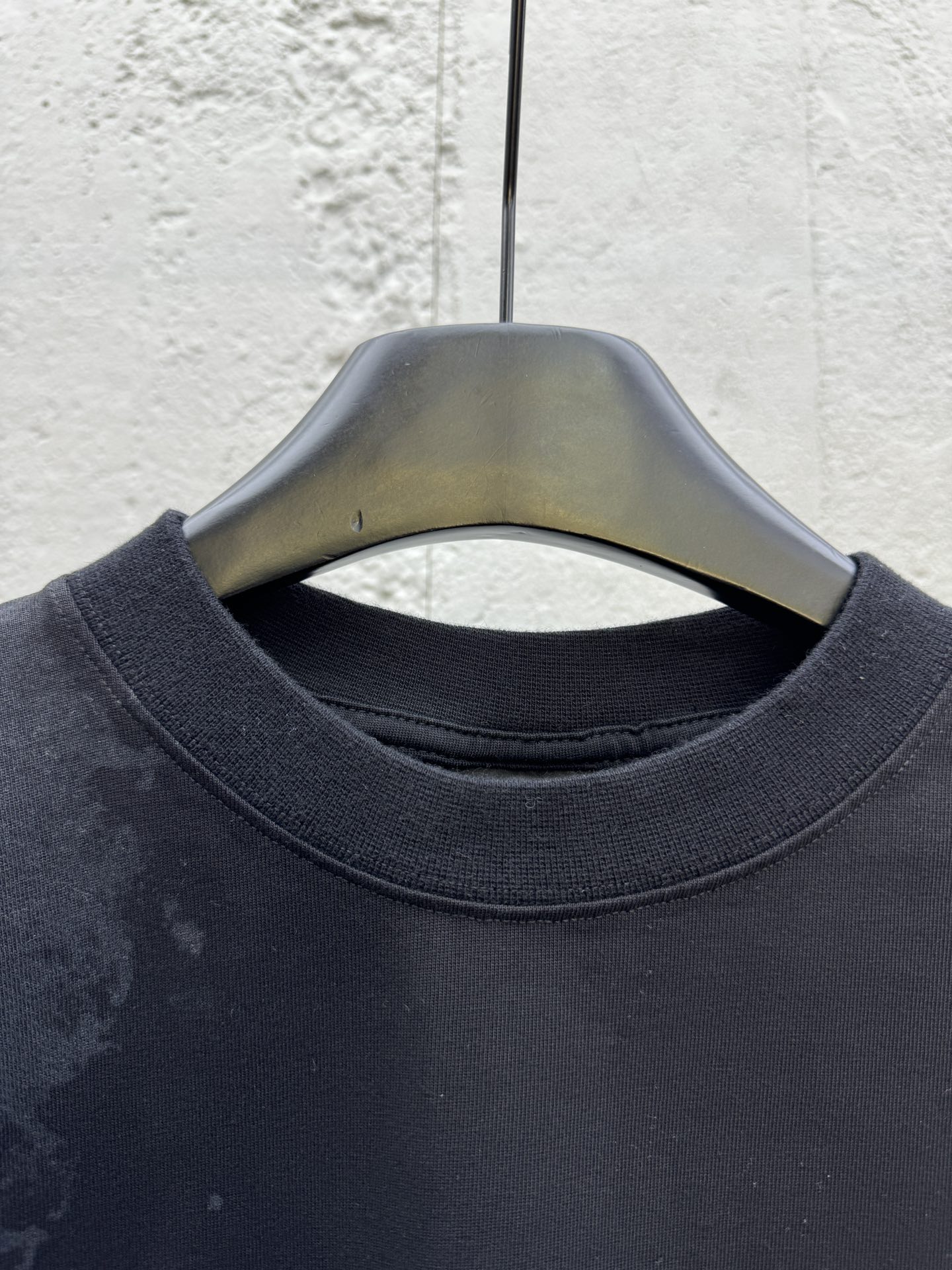 Balenciaga 泥染做旧BB印花短袖 3