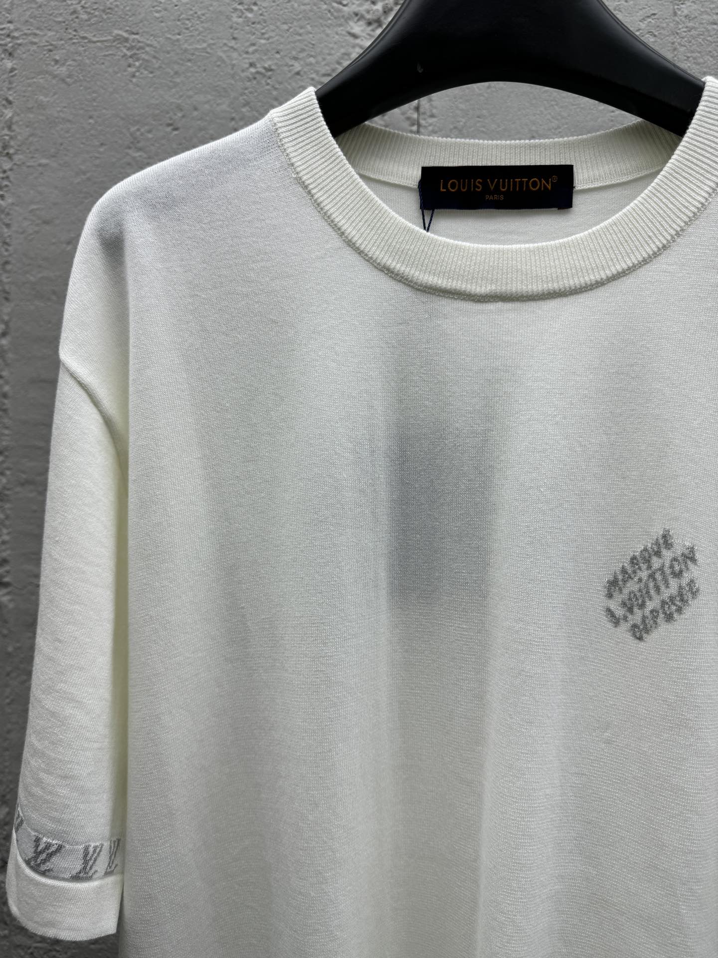 LOUIS VUITTON 24SS 新款袖圈标识短袖T恤 4