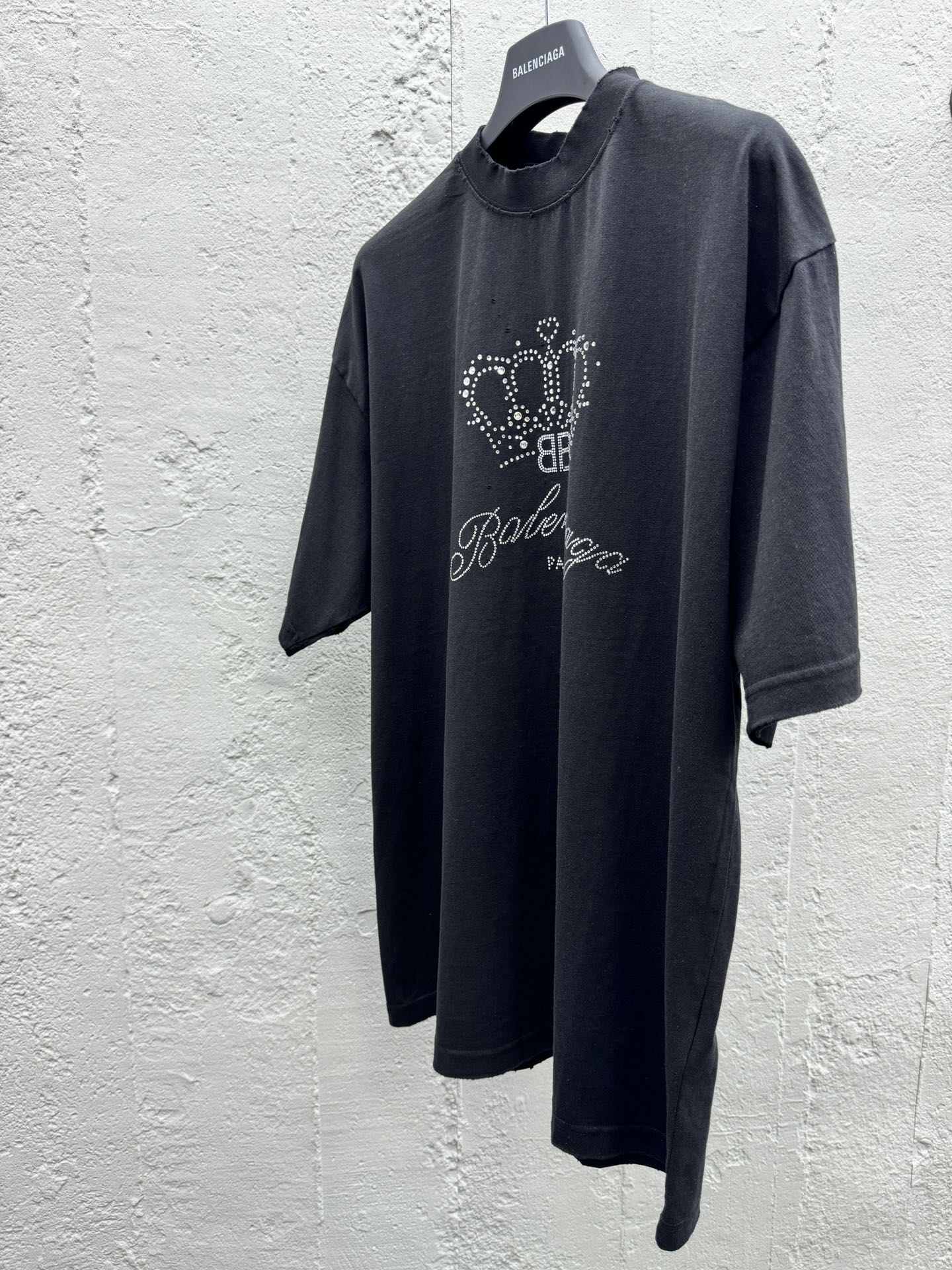 Balenciaga 皇冠钻石烫钻短袖 8
