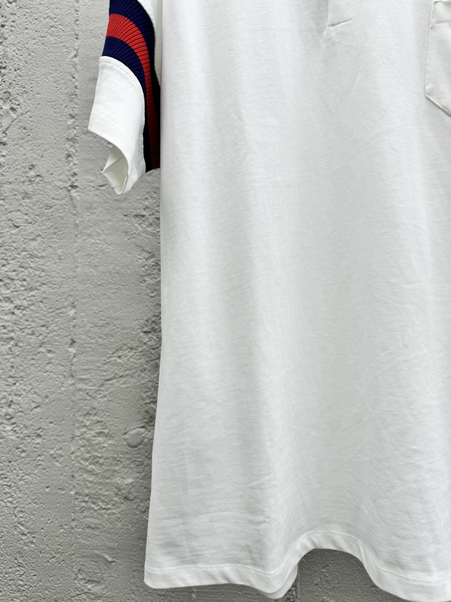 GUCCI 红绿织带拼接POLO衫 6