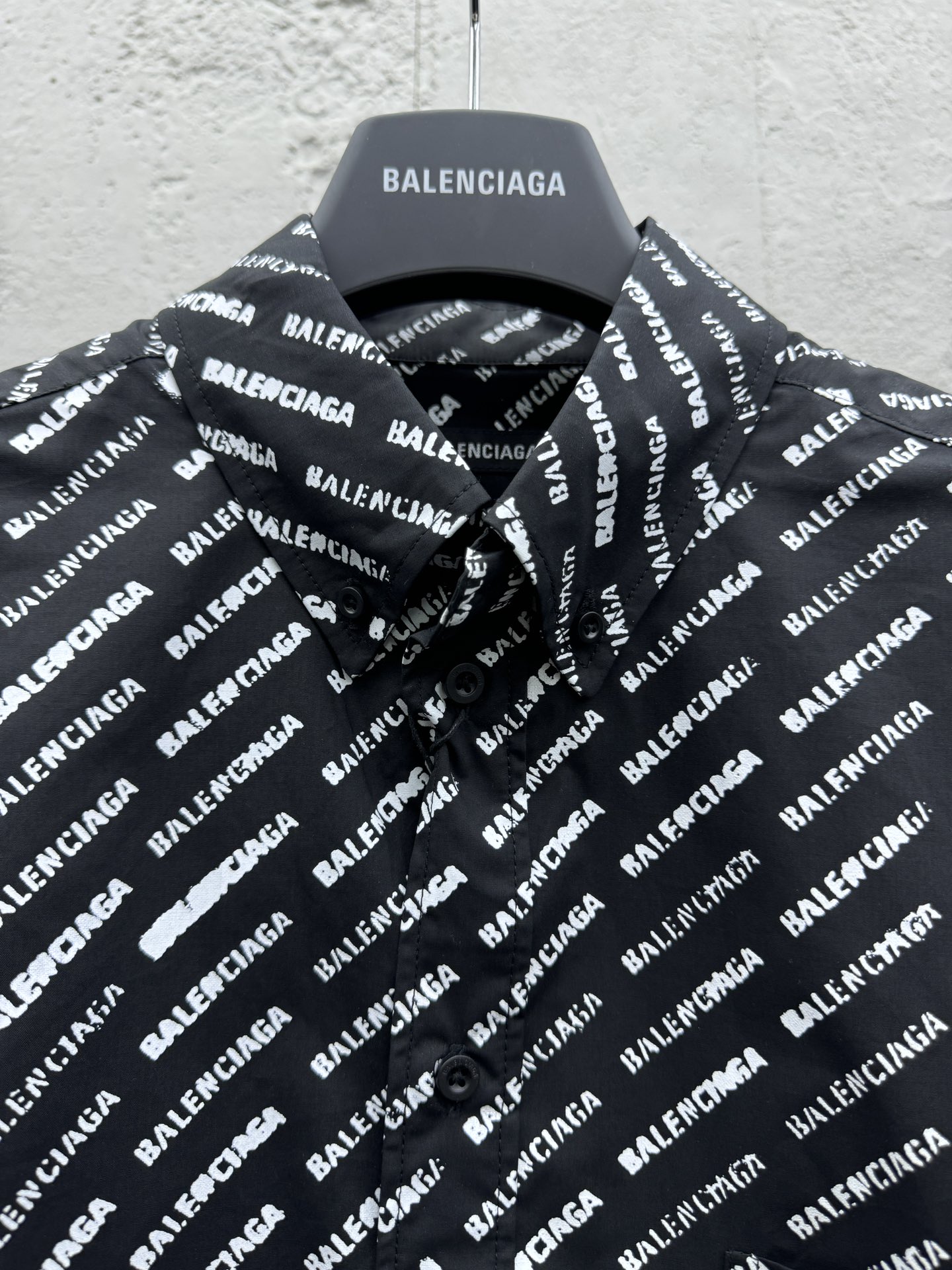 Balenciaga 满印翻领衬衫 3