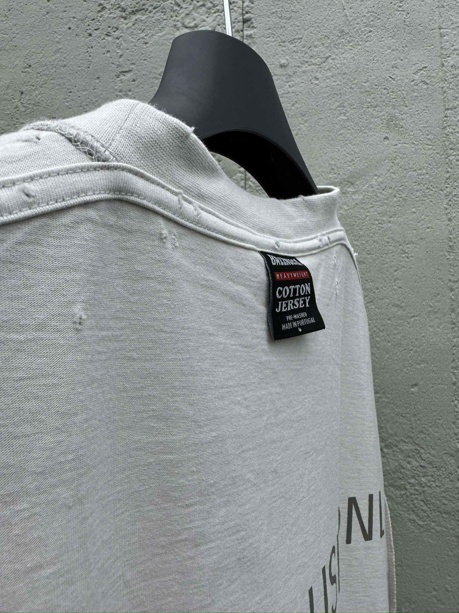 Balenciaga 24SS 反车线前后印花T恤短袖 9