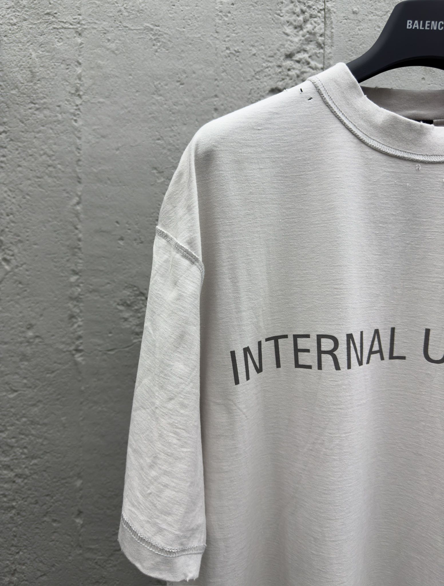 Balenciaga 24SS 反车线前后印花T恤短袖 4
