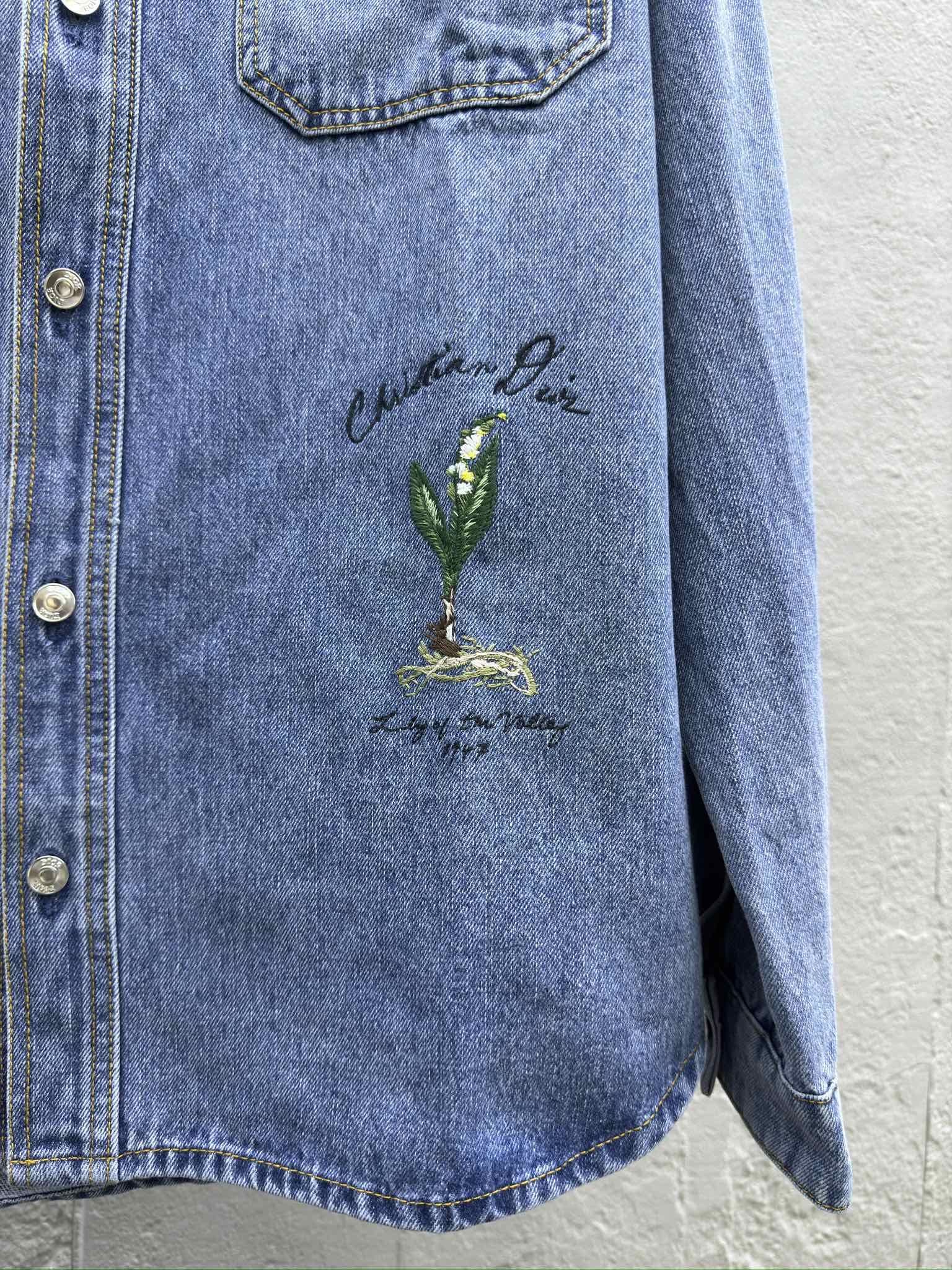 DIOR 花朵签名牛仔外套 7