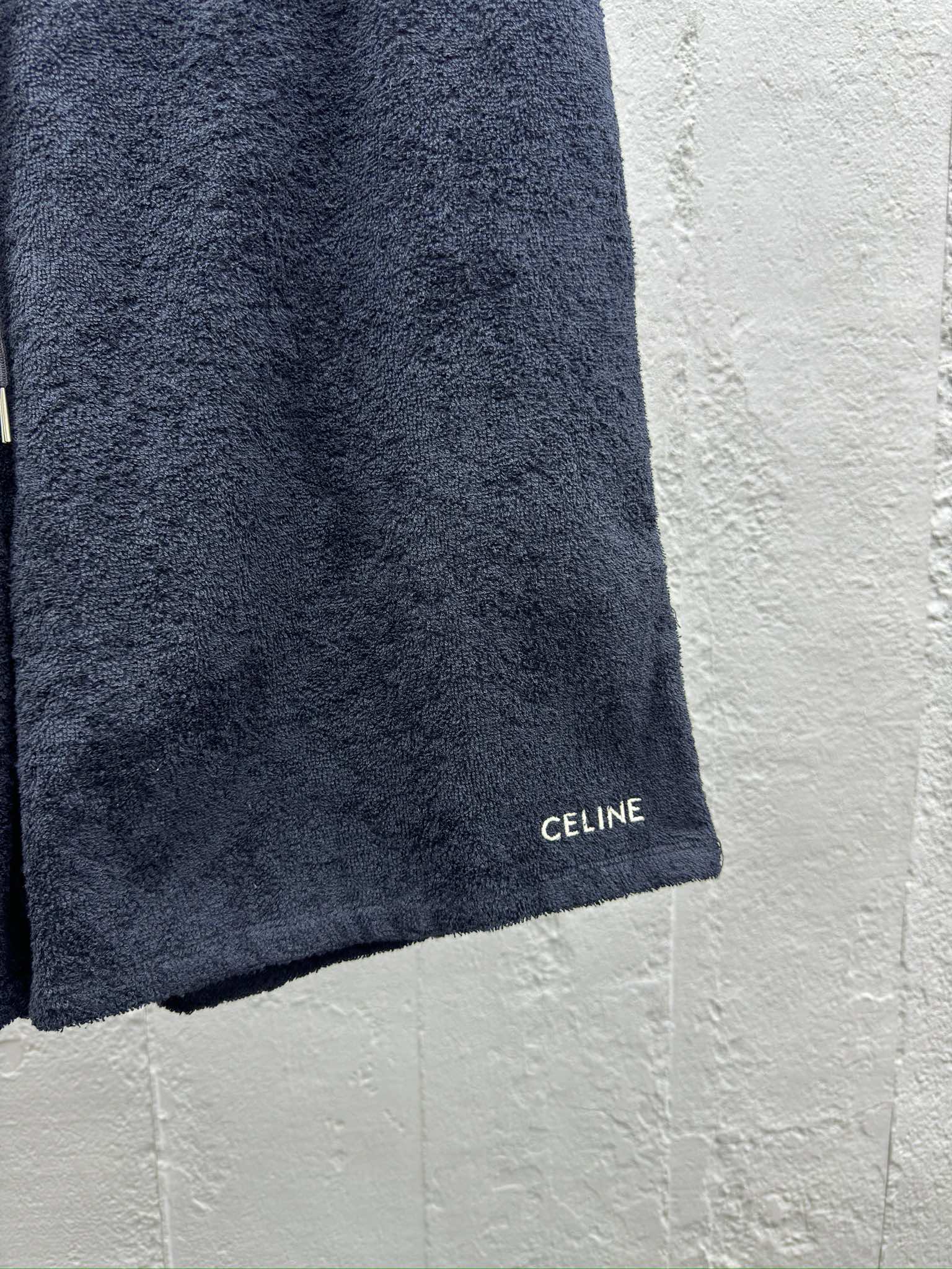 CELINE 毛巾logo刺绣短裤 7