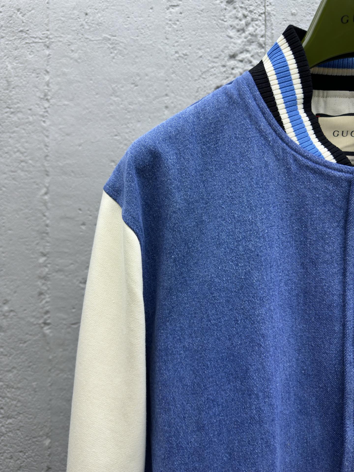 GUCCI 牛仔樱桃棒球外套 4
