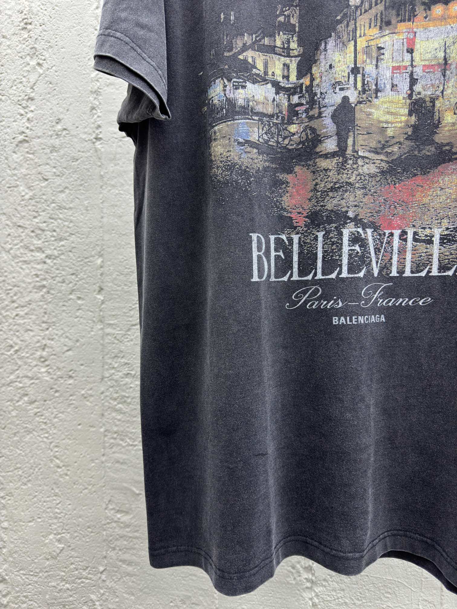 Balenciaga 夜景印花短袖 6