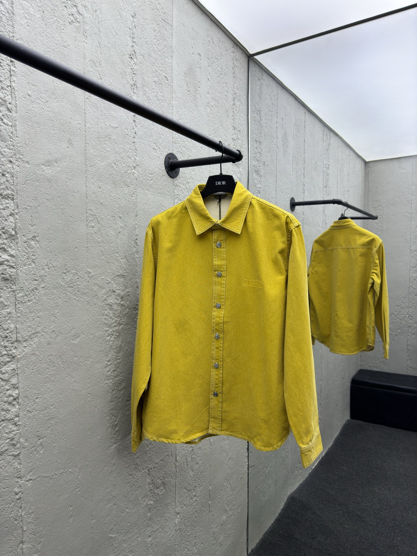 Customize The Best Replica
 Dior Clothing Coats & Jackets Shirts & Blouses Quality Yellow Cotton Denim Fabric