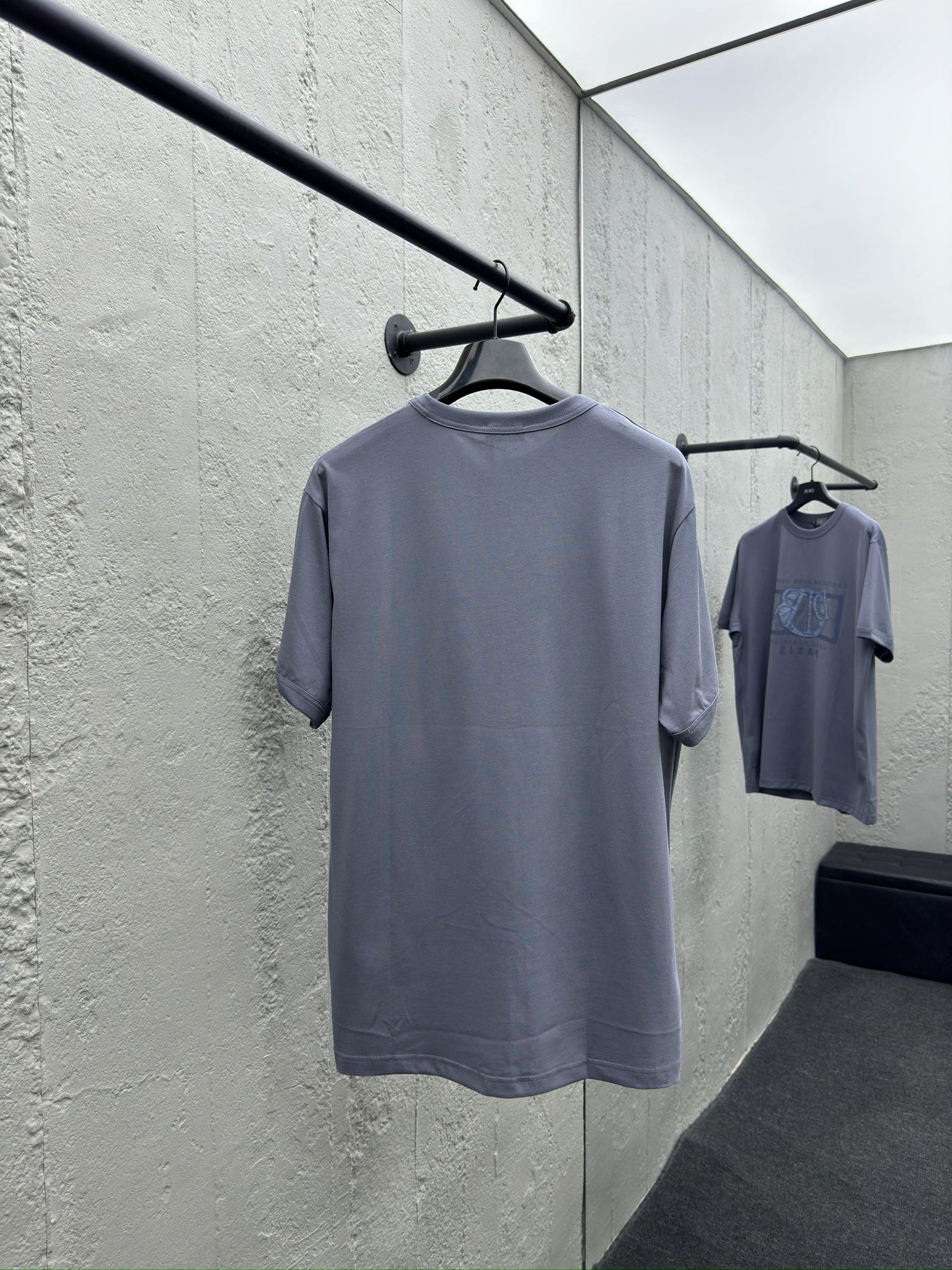 DIOR 24SS Charm标志印花刺绣T恤短袖 2