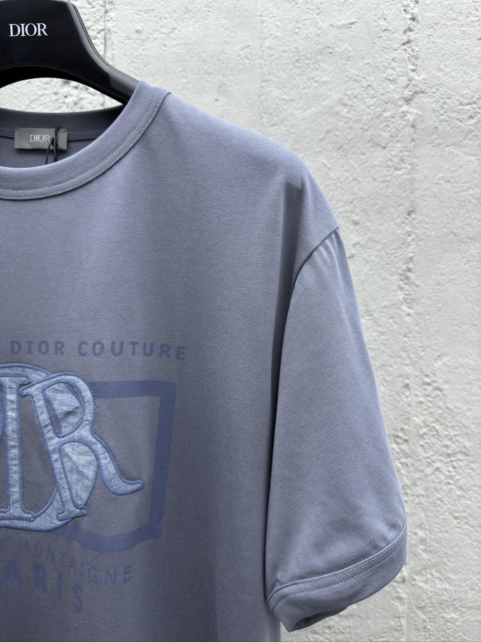 DIOR 24SS Charm标志印花刺绣T恤短袖 5