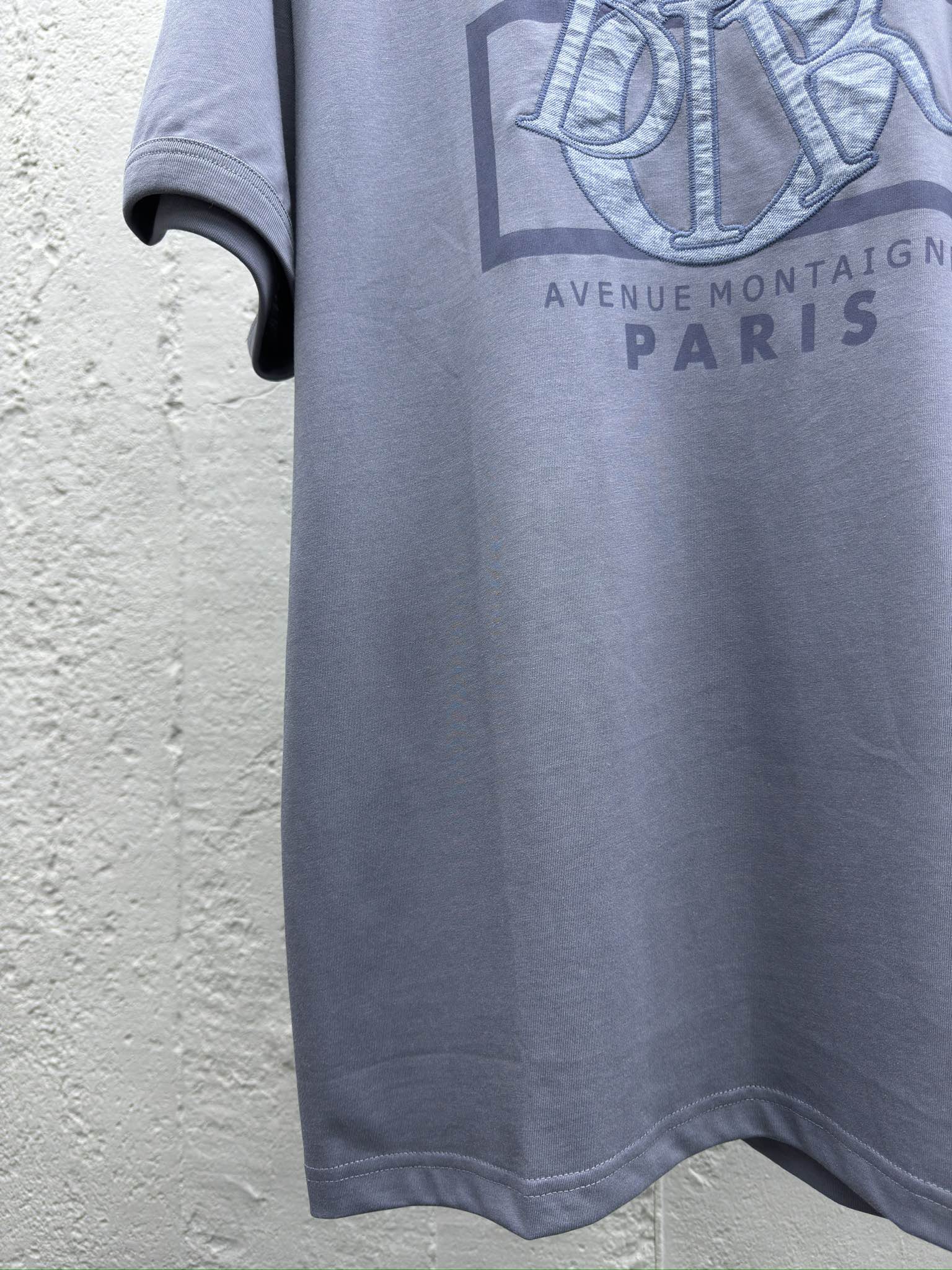 DIOR 24SS Charm标志印花刺绣T恤短袖 6