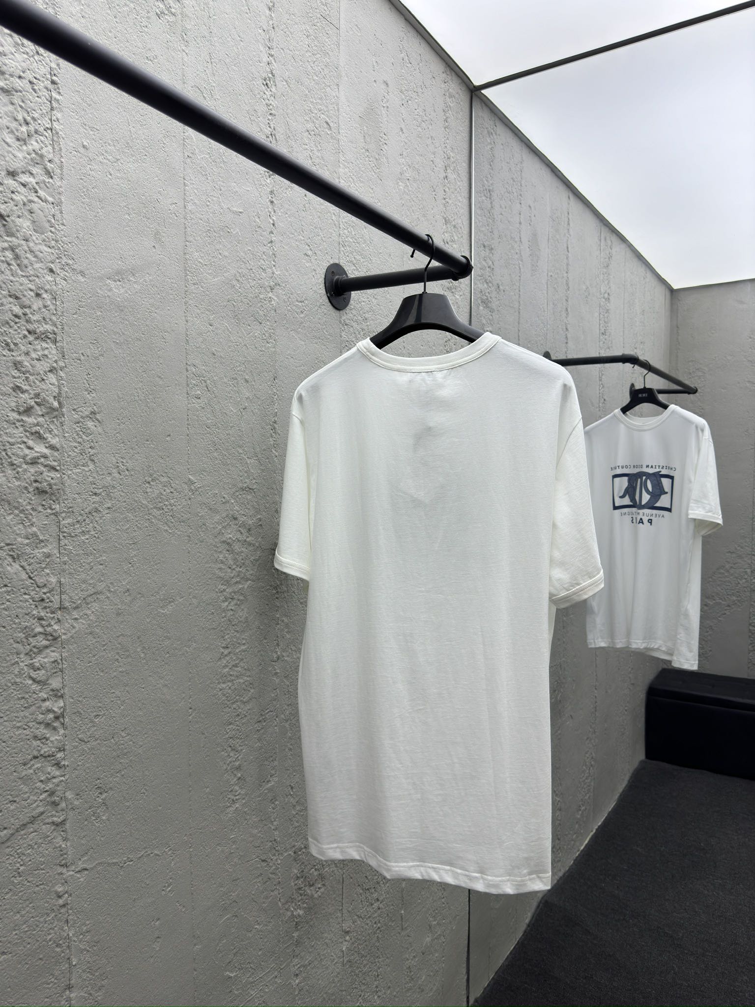 DIOR 24SS Charm标志印花刺绣T恤短袖 2