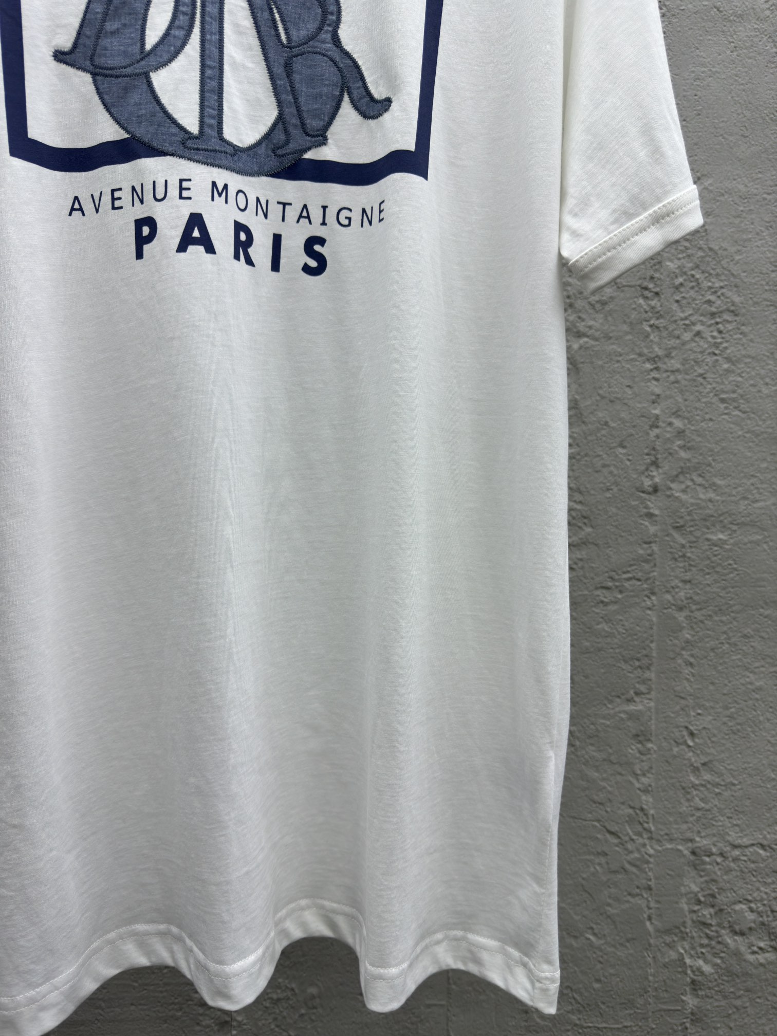 DIOR 24SS Charm标志印花刺绣T恤短袖 7