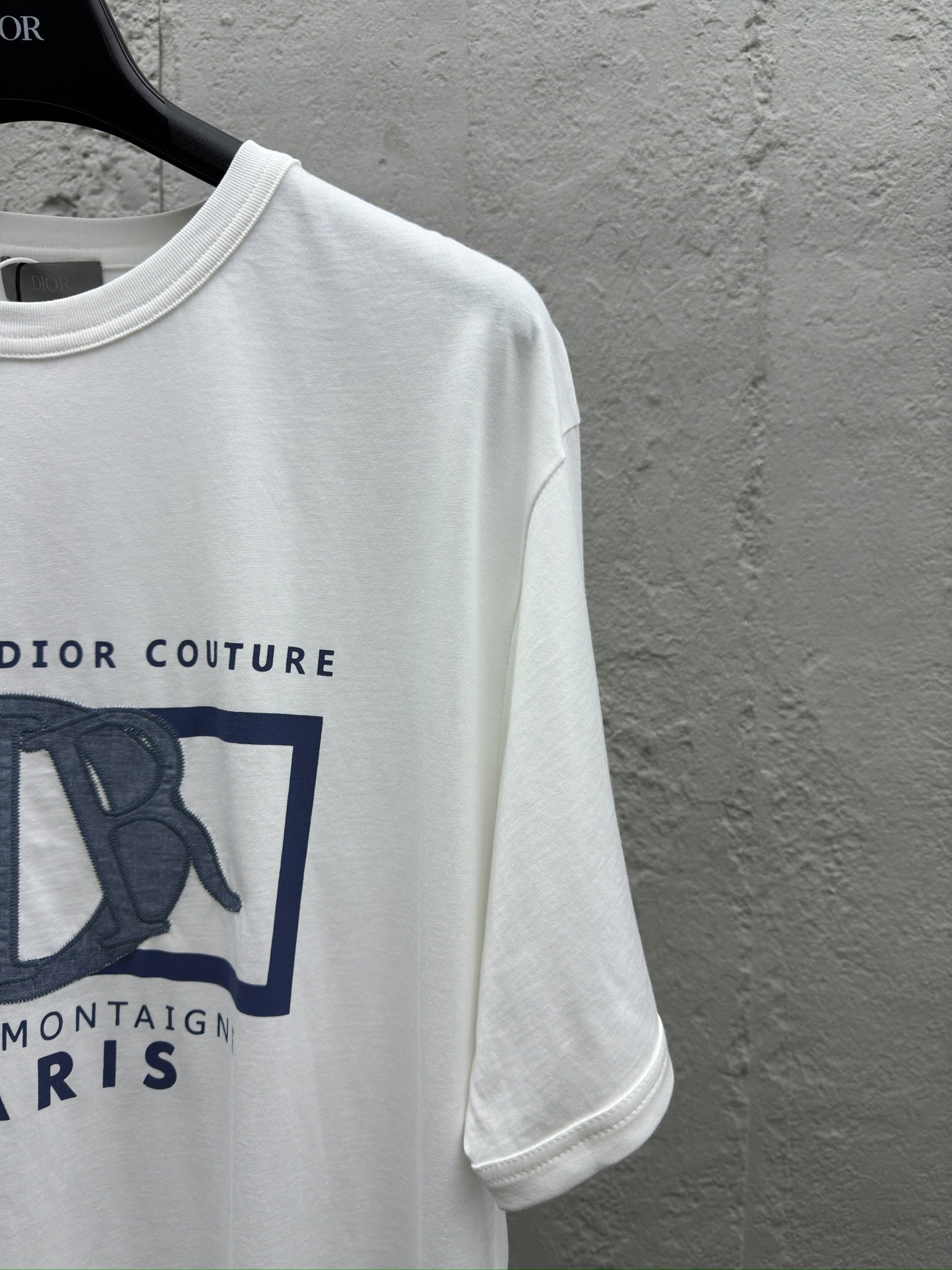 DIOR 24SS Charm标志印花刺绣T恤短袖 5