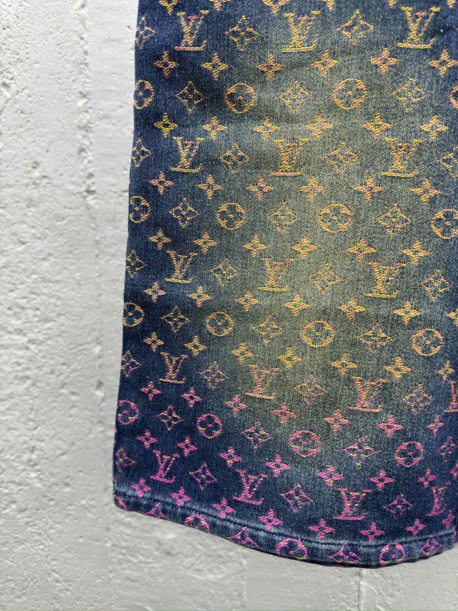LOUIS VUITTON 彩虹牛仔短裤 6
