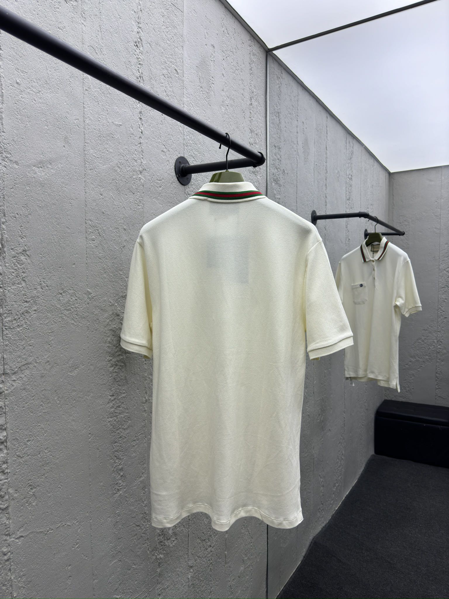 GUCCI GG绣花字母Polo衫 2