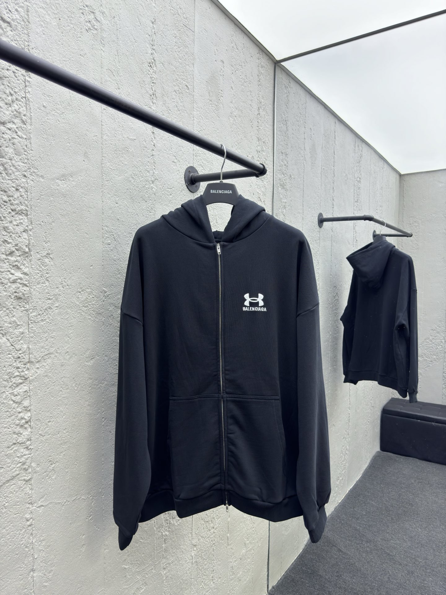 Balenciaga X Under Armour Co-Branded Zip-Up Jacket - Clothes