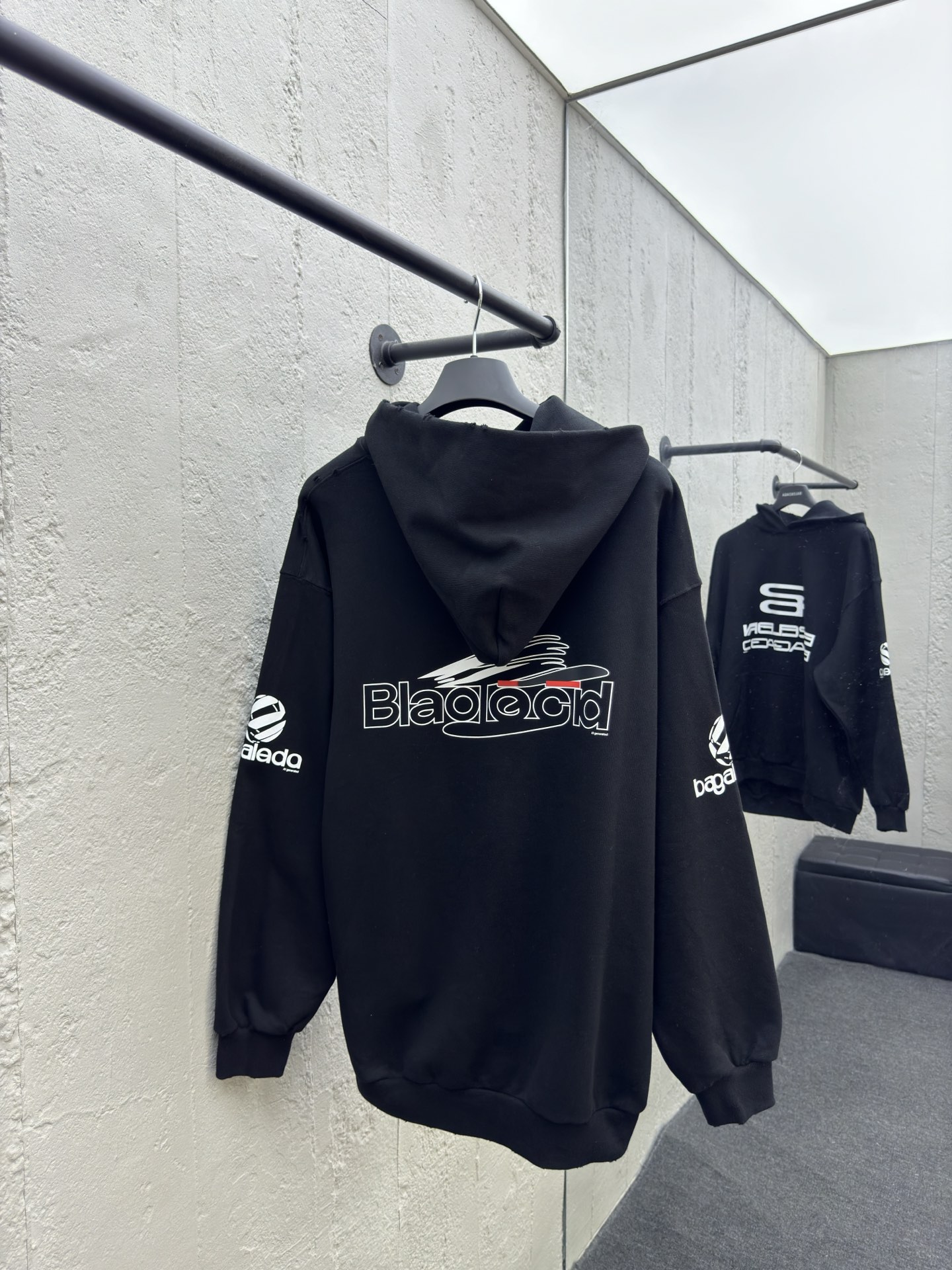 Balenciaga AI字母印花帽衫 2