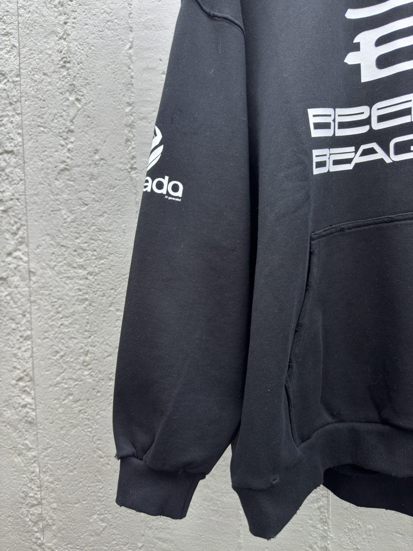 Balenciaga AI字母印花帽衫 6