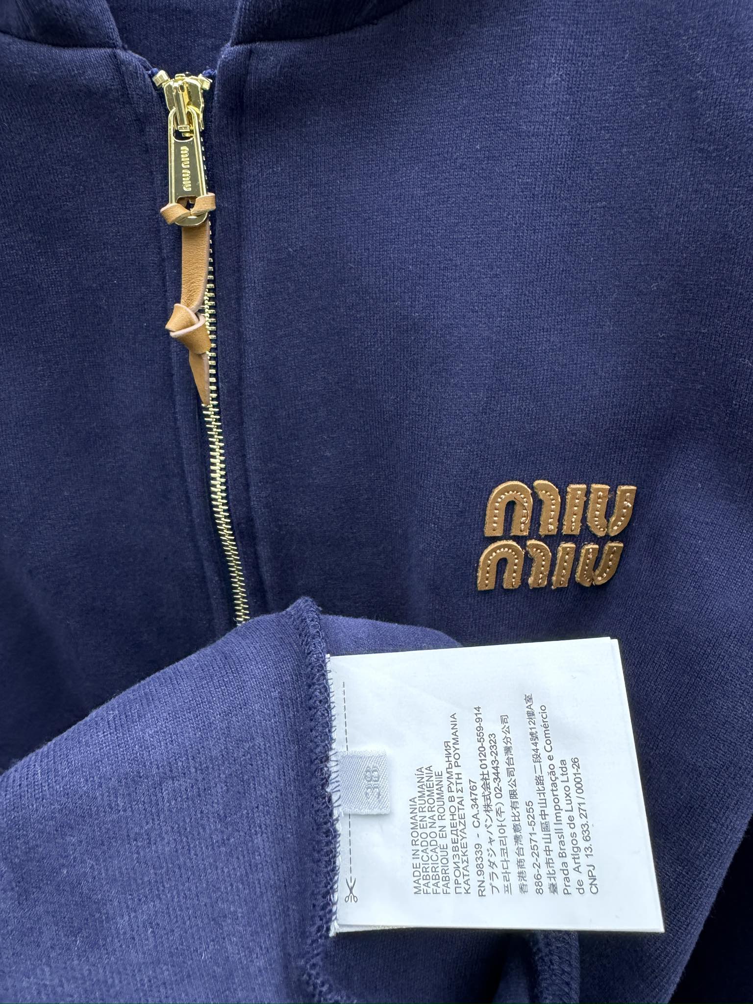 MIUMIU徽标连帽外套 9