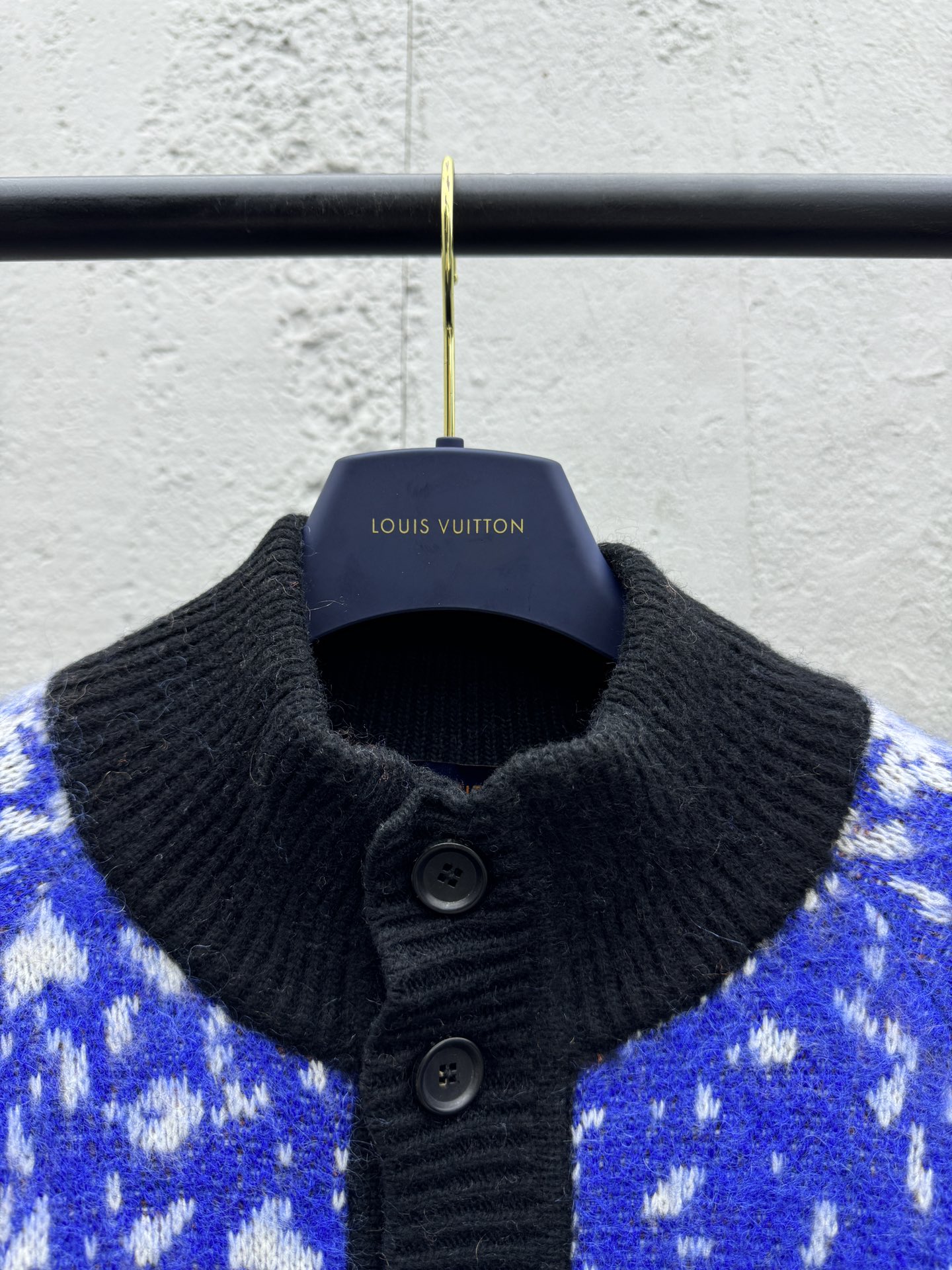 LOUIS VUITTON 波浪纹拼色飘雪开衫 3