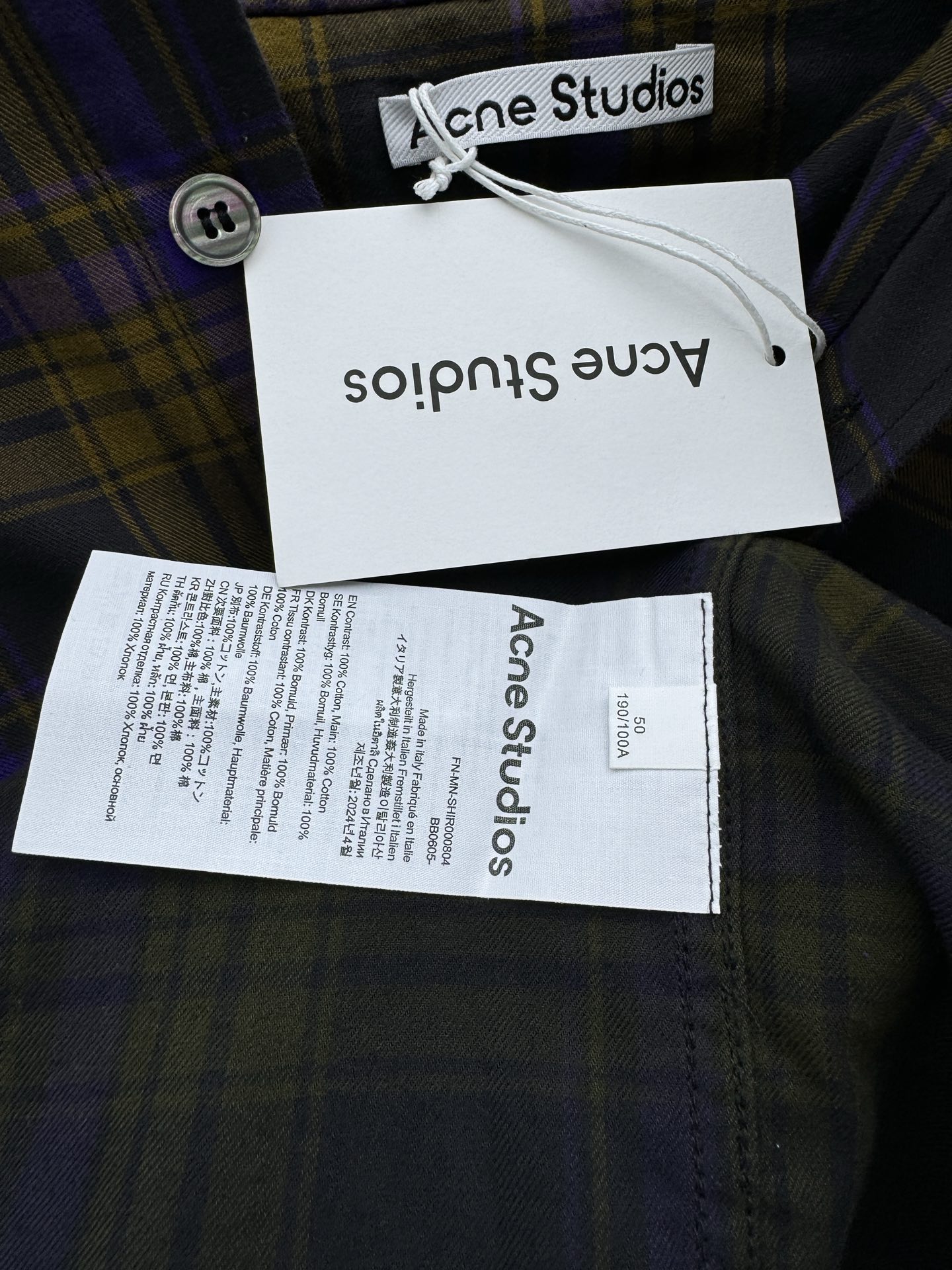 Acne Studios 拼接牛仔连帽衬衫 9