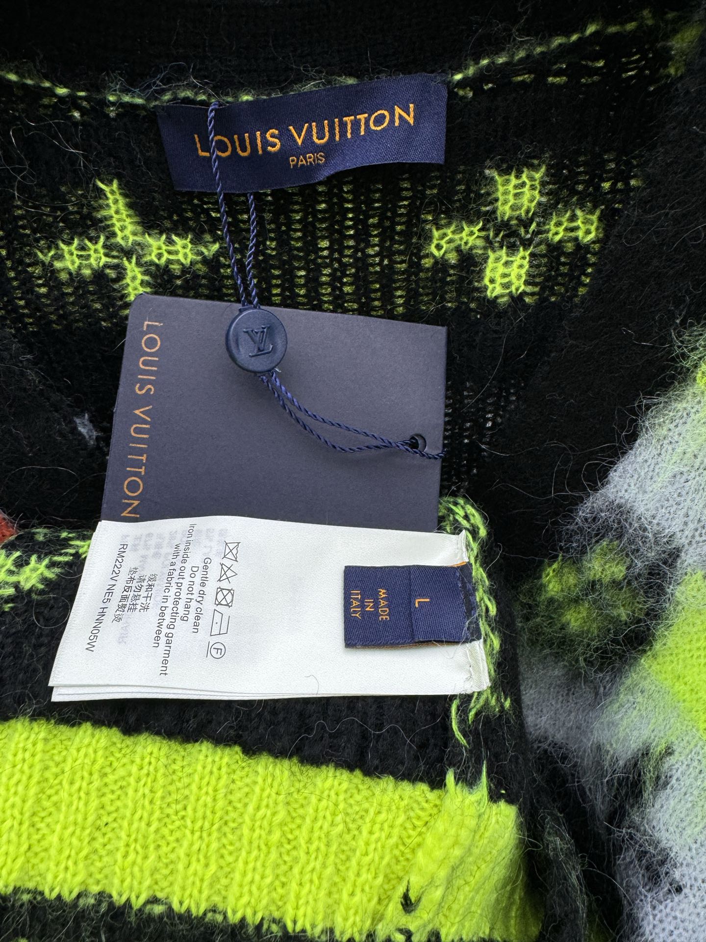 LOUIS VUITTON 马海毛LOGO开衫 9