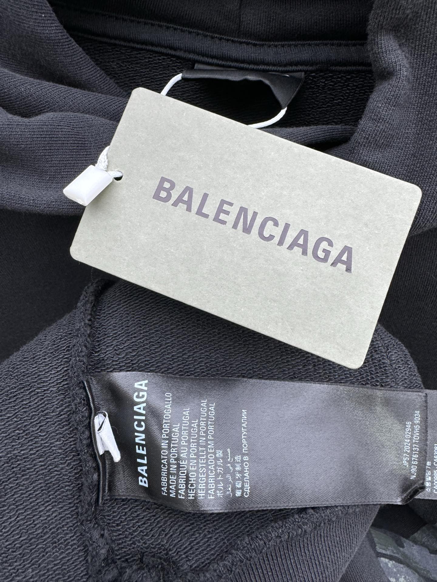 Balenciaga Cracked Letter Logo Hoodie - Bag 9