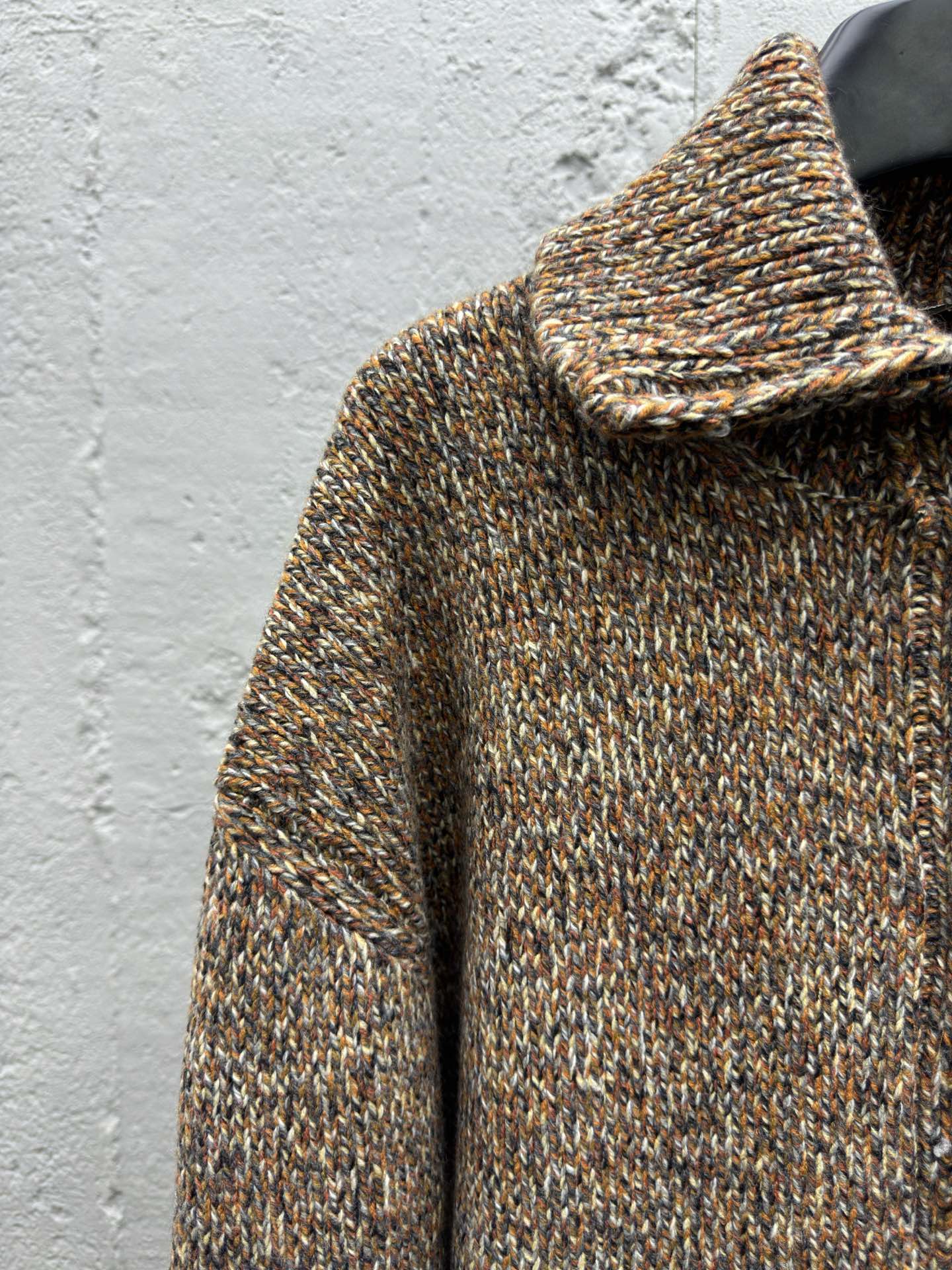 Loro Piana 多色针织翻领外套 4