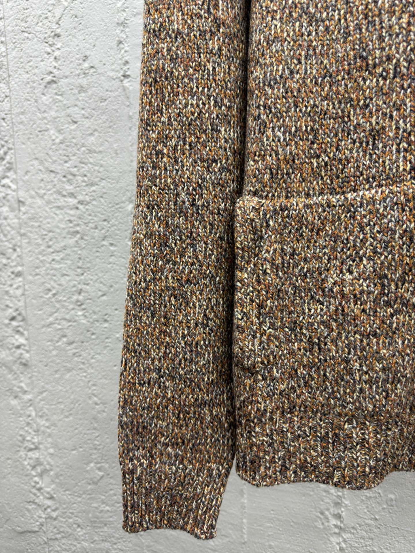 Loro Piana 多色针织翻领外套 6