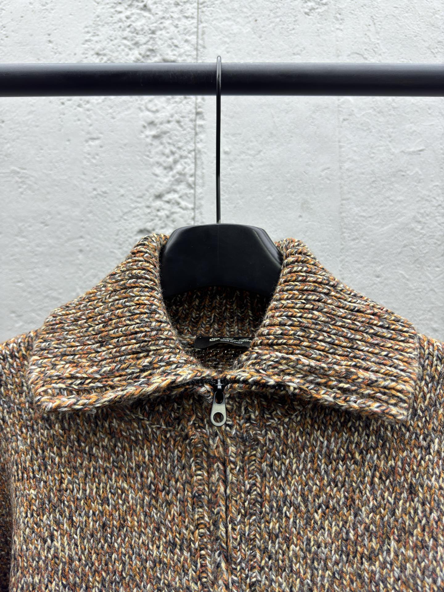 Loro Piana 多色针织翻领外套 3