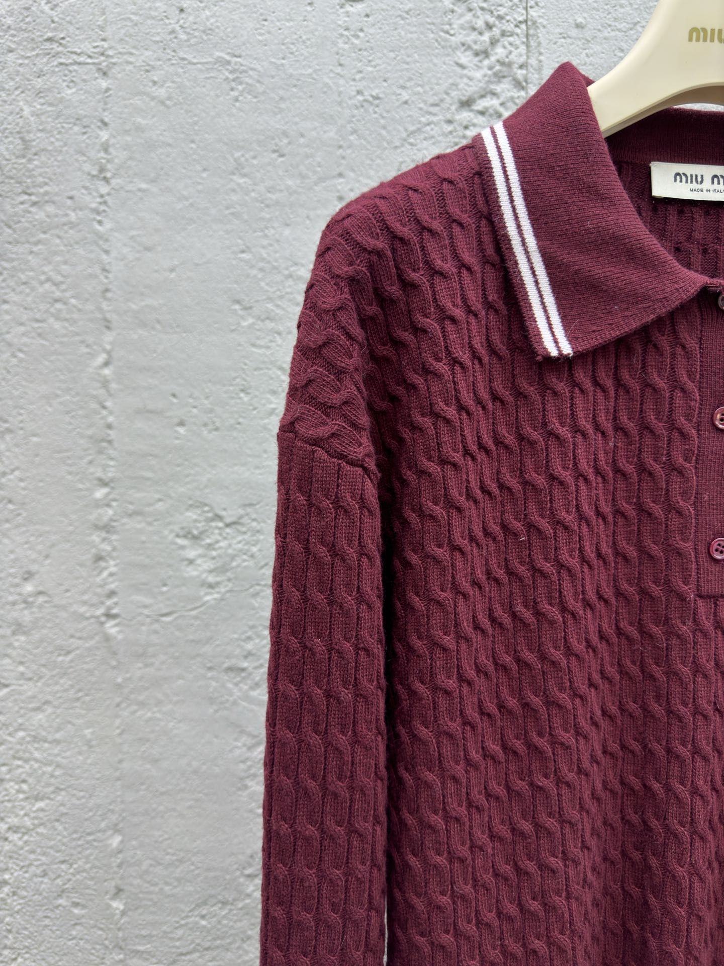 MIUMIU徽标刺绣POLO衫 4