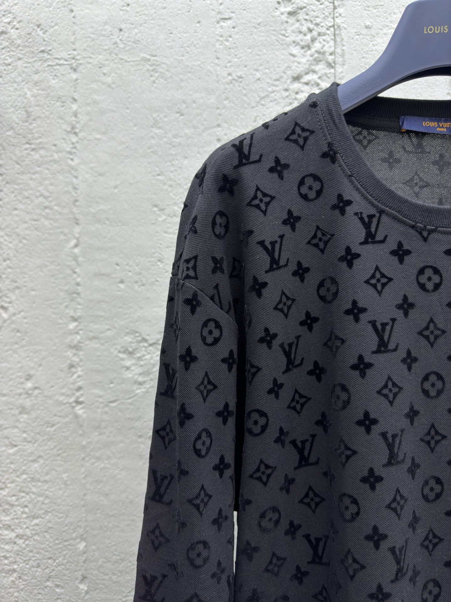 LOUIS VUITTON 老花满印植绒卫衣 4
