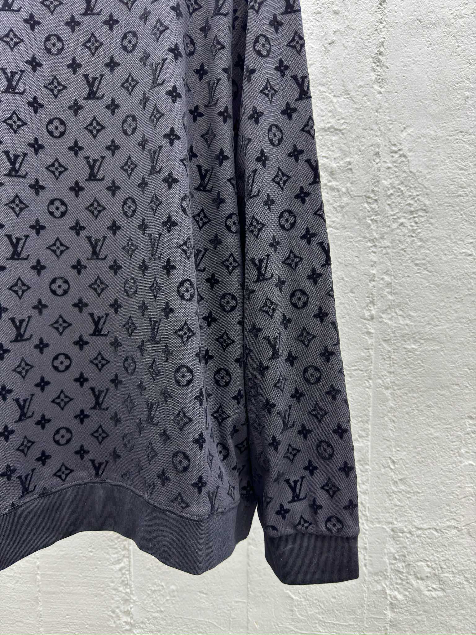 LOUIS VUITTON 老花满印植绒卫衣 7