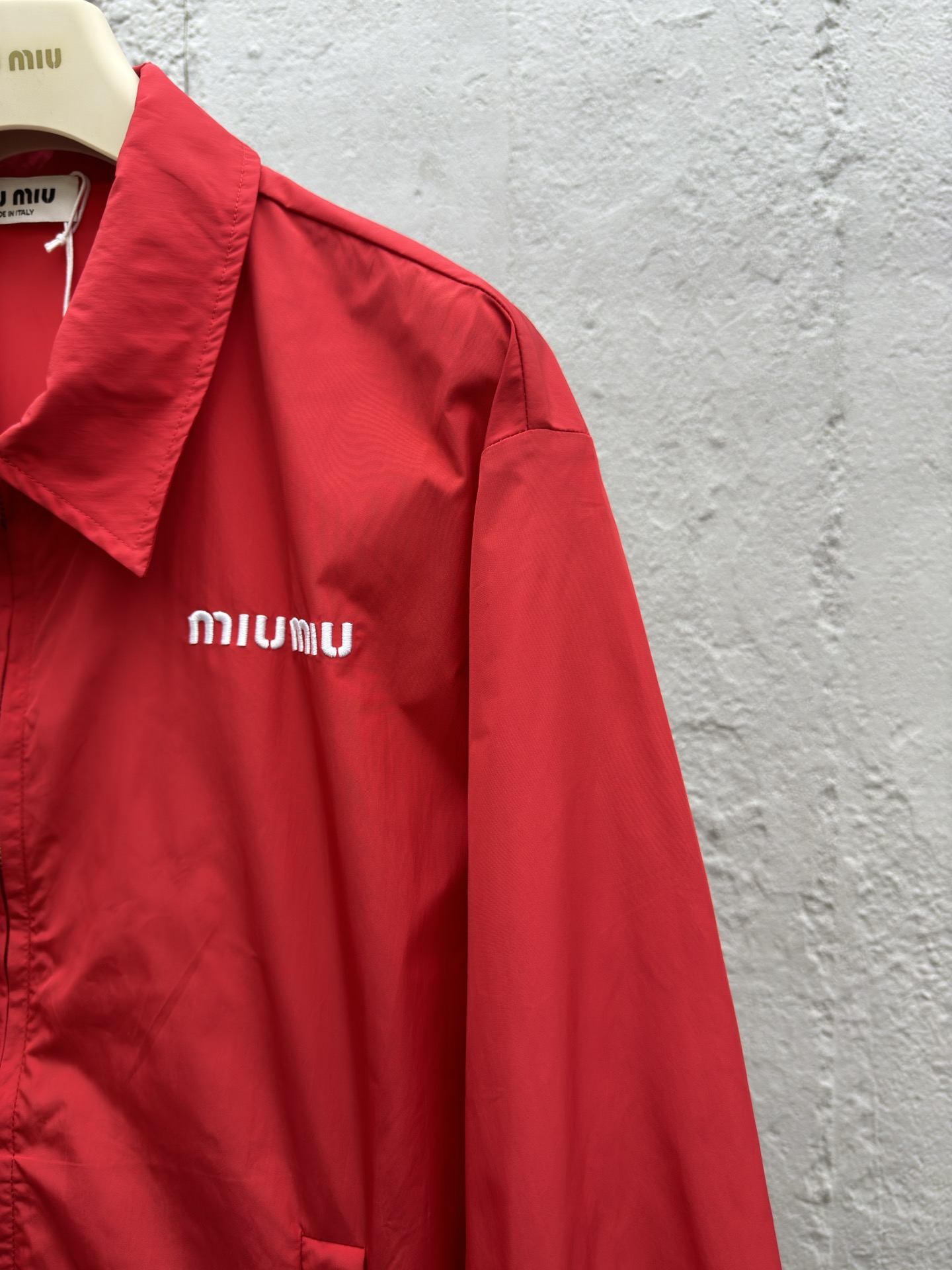 MIUMIU刺绣徽标夹克 5