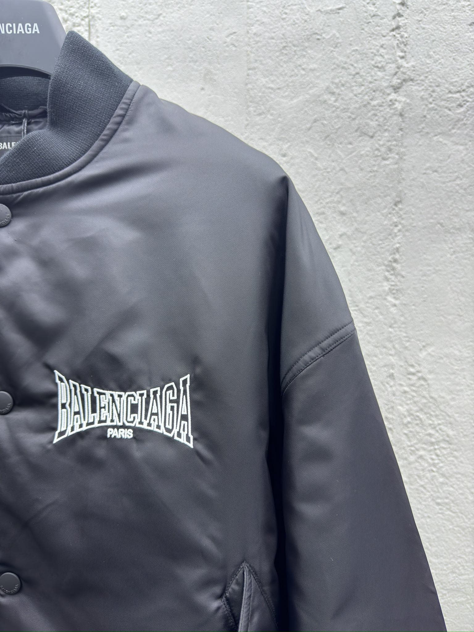 Balenciaga 拳击校队Bomber刺绣棒球服夹克棉服外套 5
