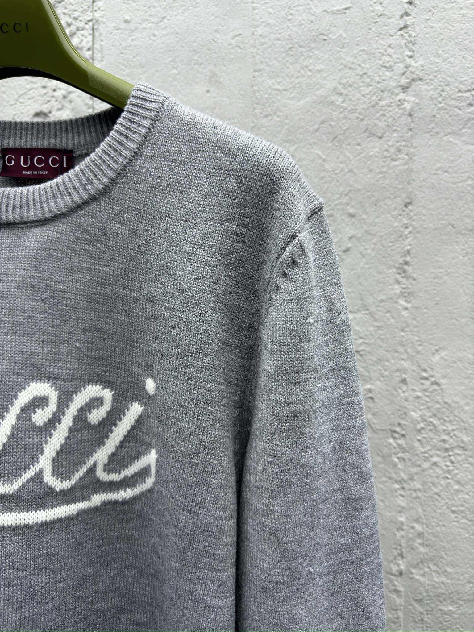 GUCCI 针织logo字母毛衣 5