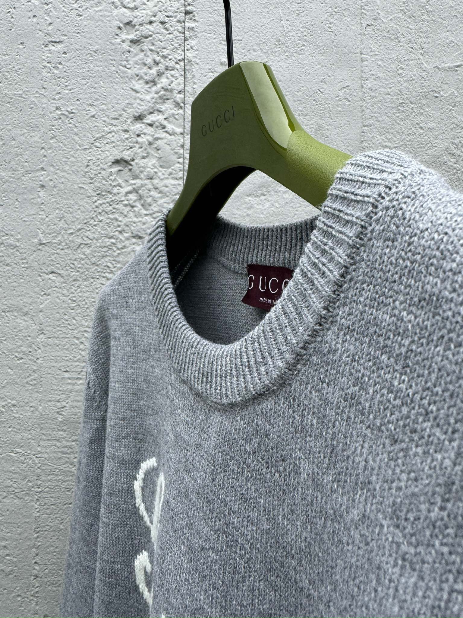 GUCCI 针织logo字母毛衣 8