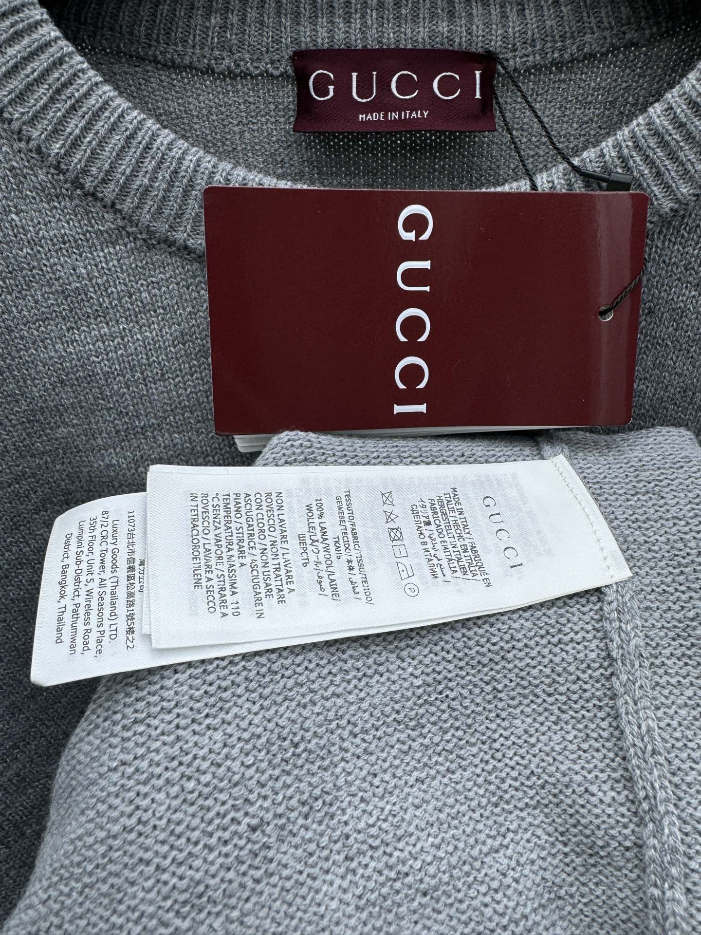 GUCCI 针织logo字母毛衣 9