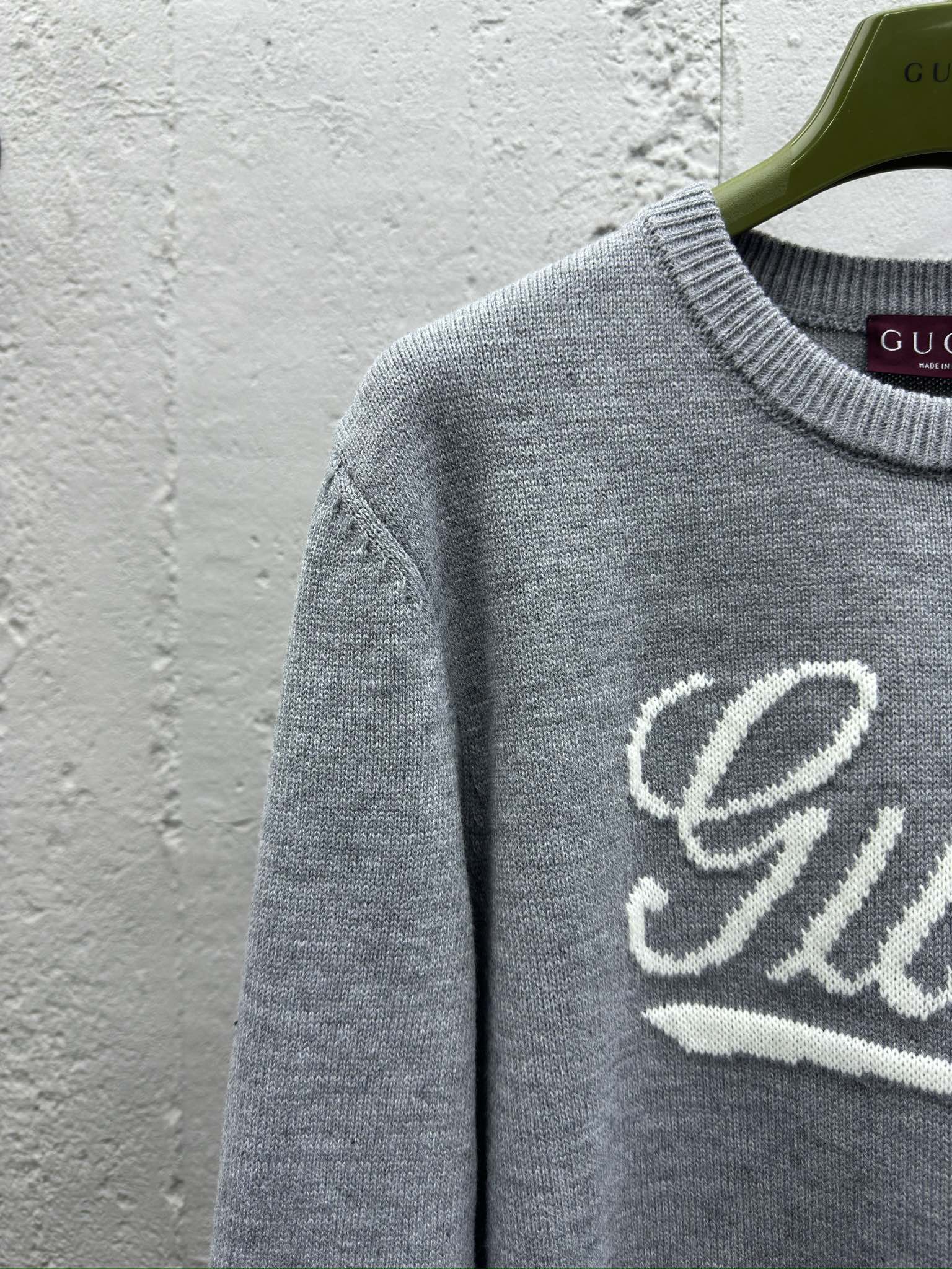GUCCI 针织logo字母毛衣 4