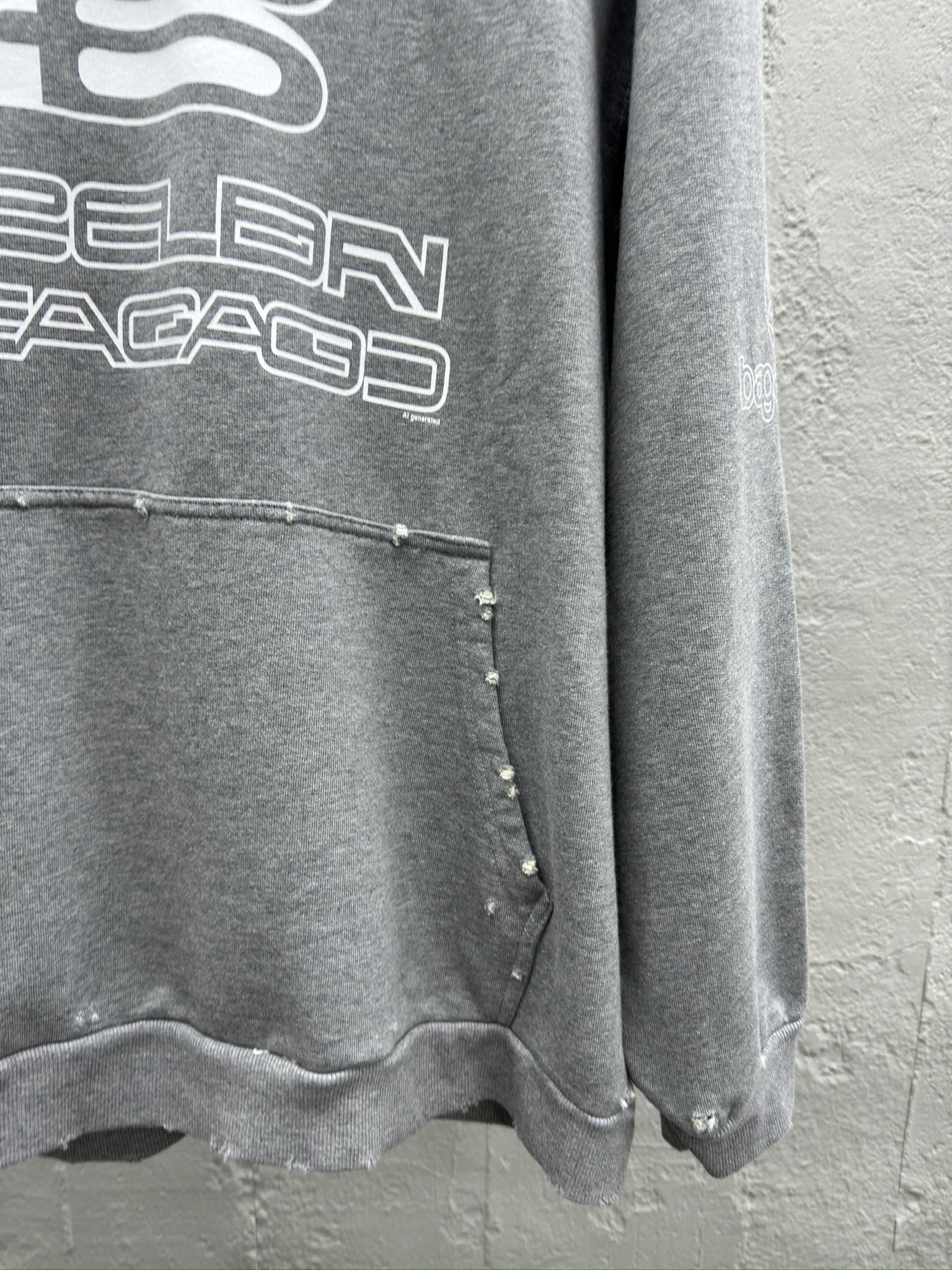 Balenciaga AI Letter Print Hoodie - Bag 7