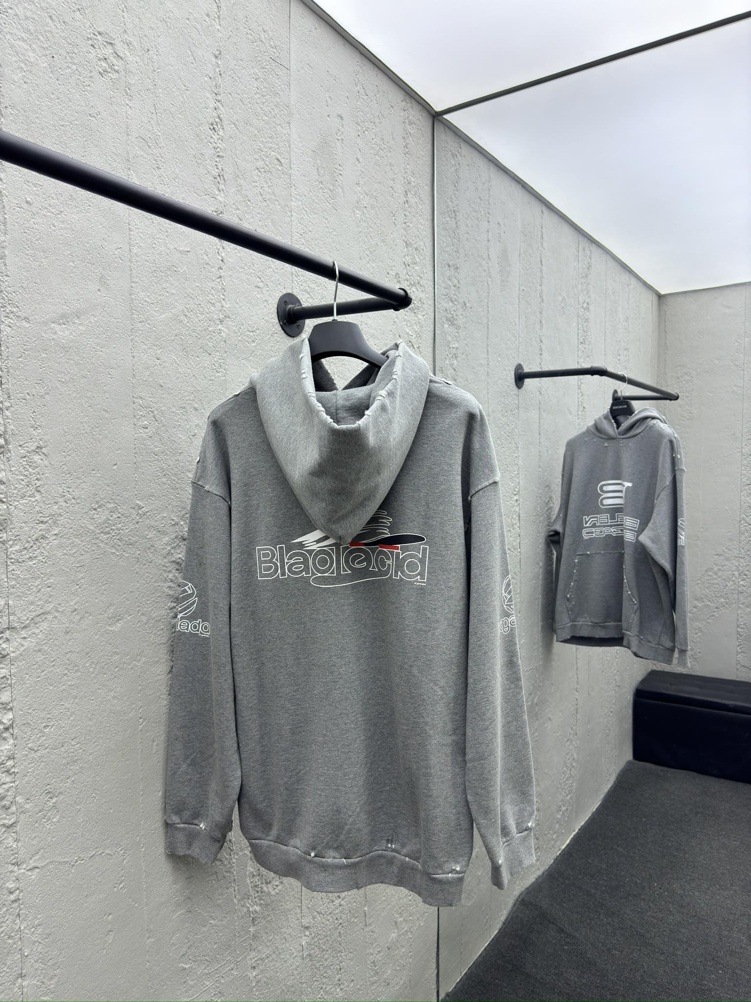 Balenciaga AI Letter Print Hoodie - Bag 2
