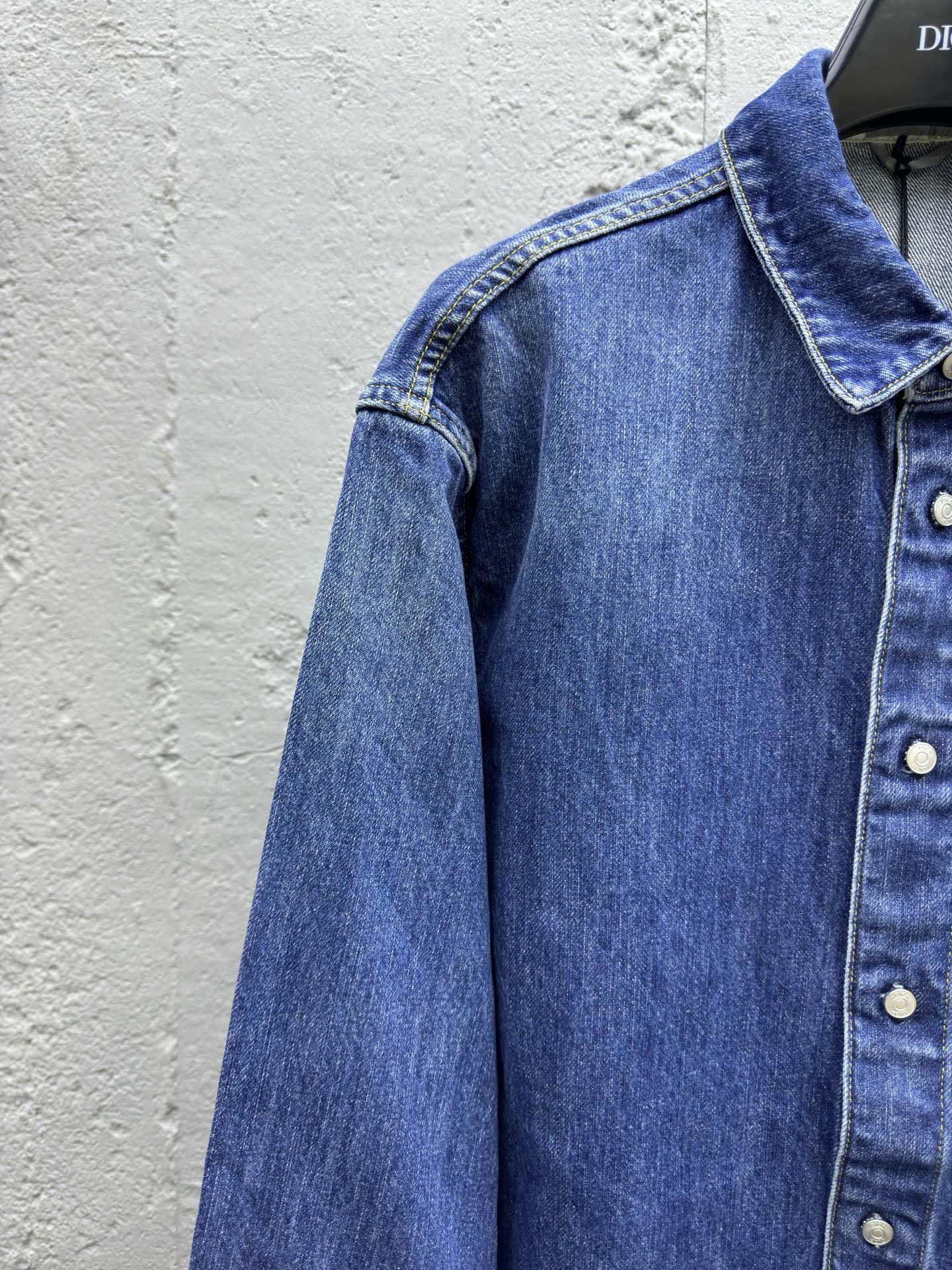 DIOR 徽标刺绣牛仔外套 4