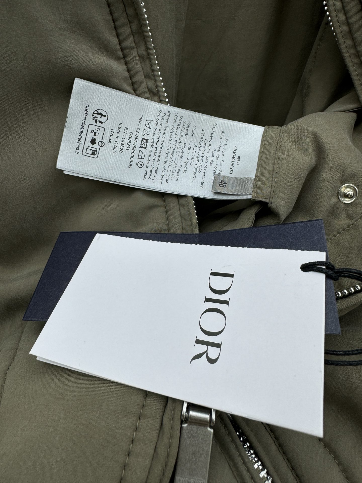 迪奥 Dior 高级成衣风衣外套及大衣服饰 #A3ADBE24 9
