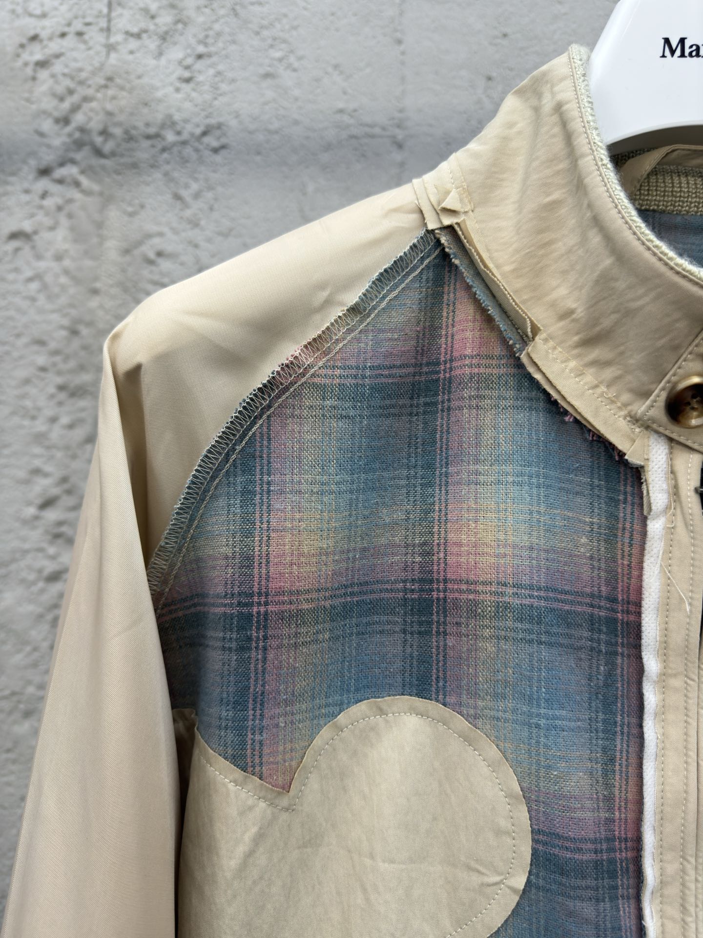 Madison Margiela 拼接格纹外套 4