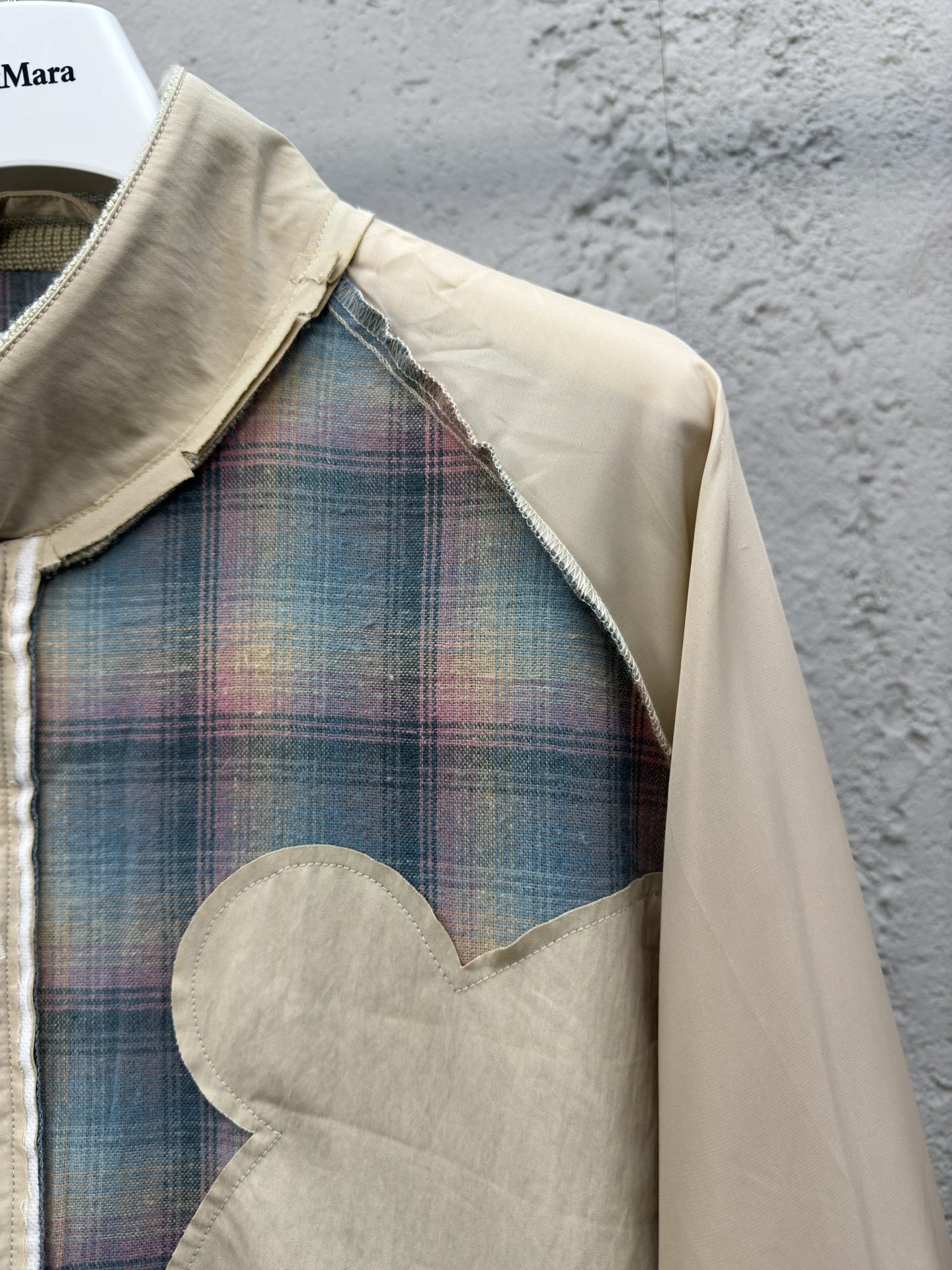 Madison Margiela 拼接格纹外套 5